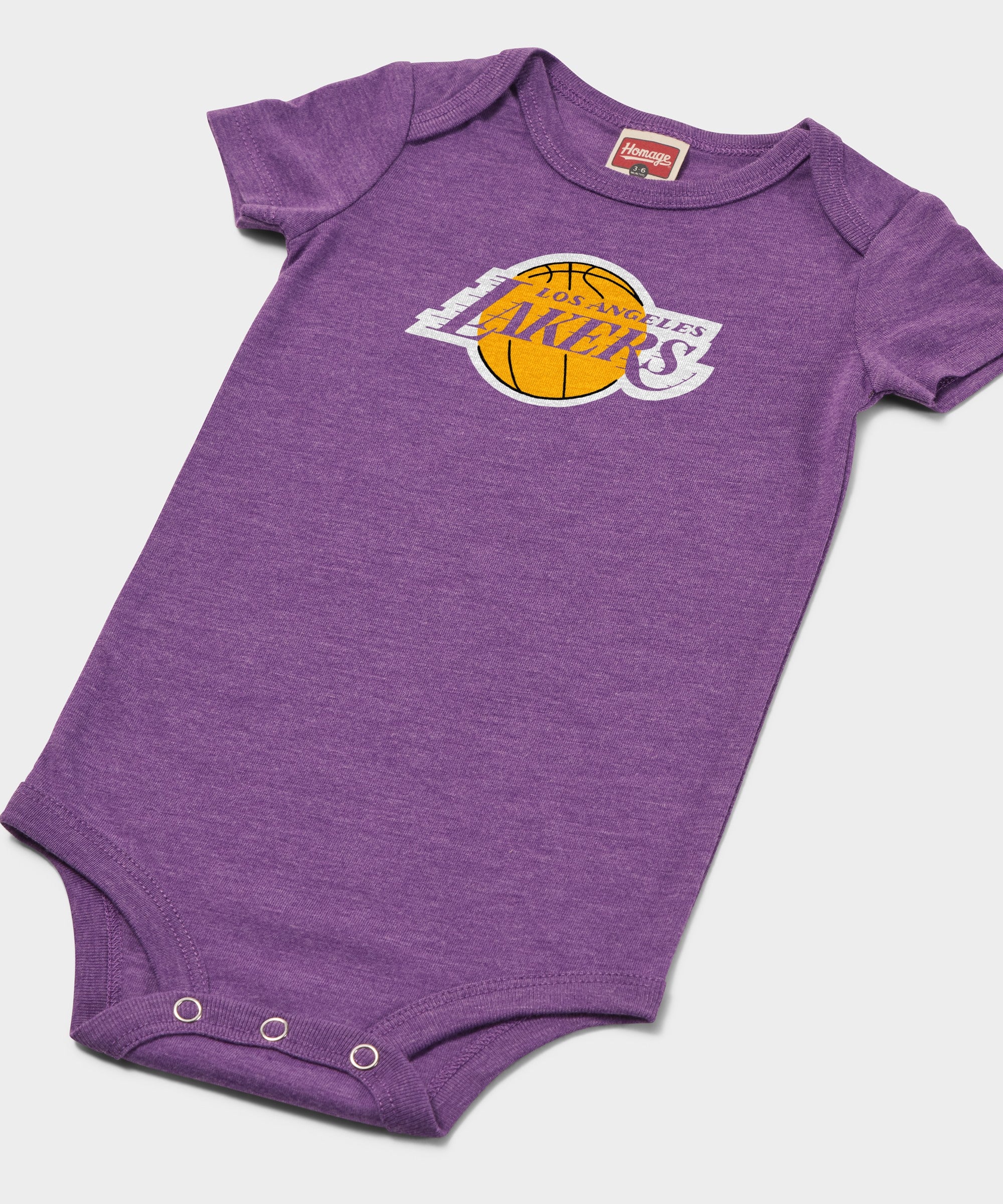 Los Angeles Lakers Logo Baby One Piece - Image 2