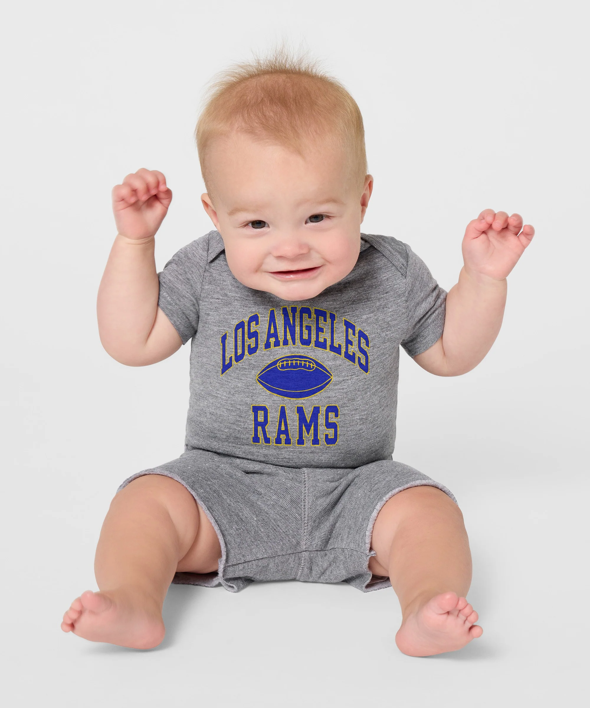 Los Angeles Rams Gridiron Baby One Piece - Image 3