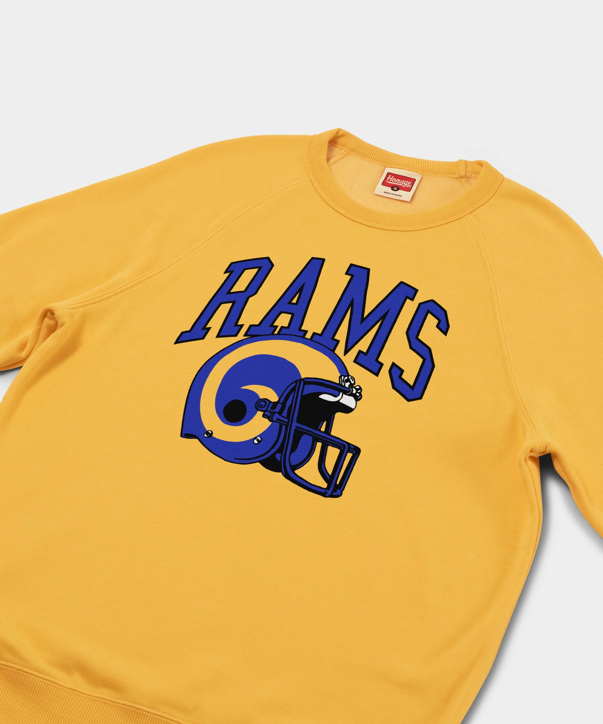 Los Angeles Rams Helmet Retro Crewneck - Image 2