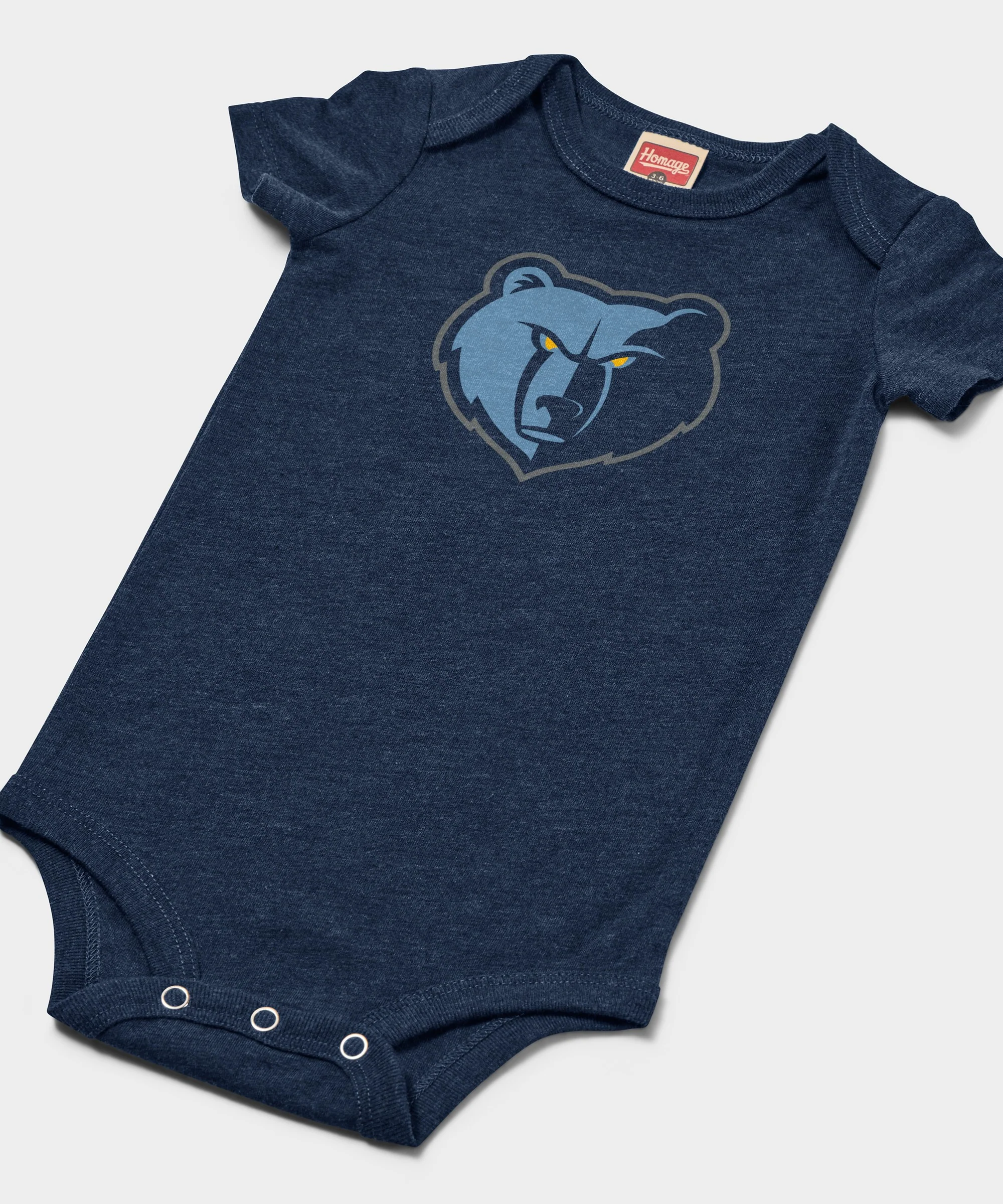 Memphis Grizzlies Logo Baby One Piece - Image 2