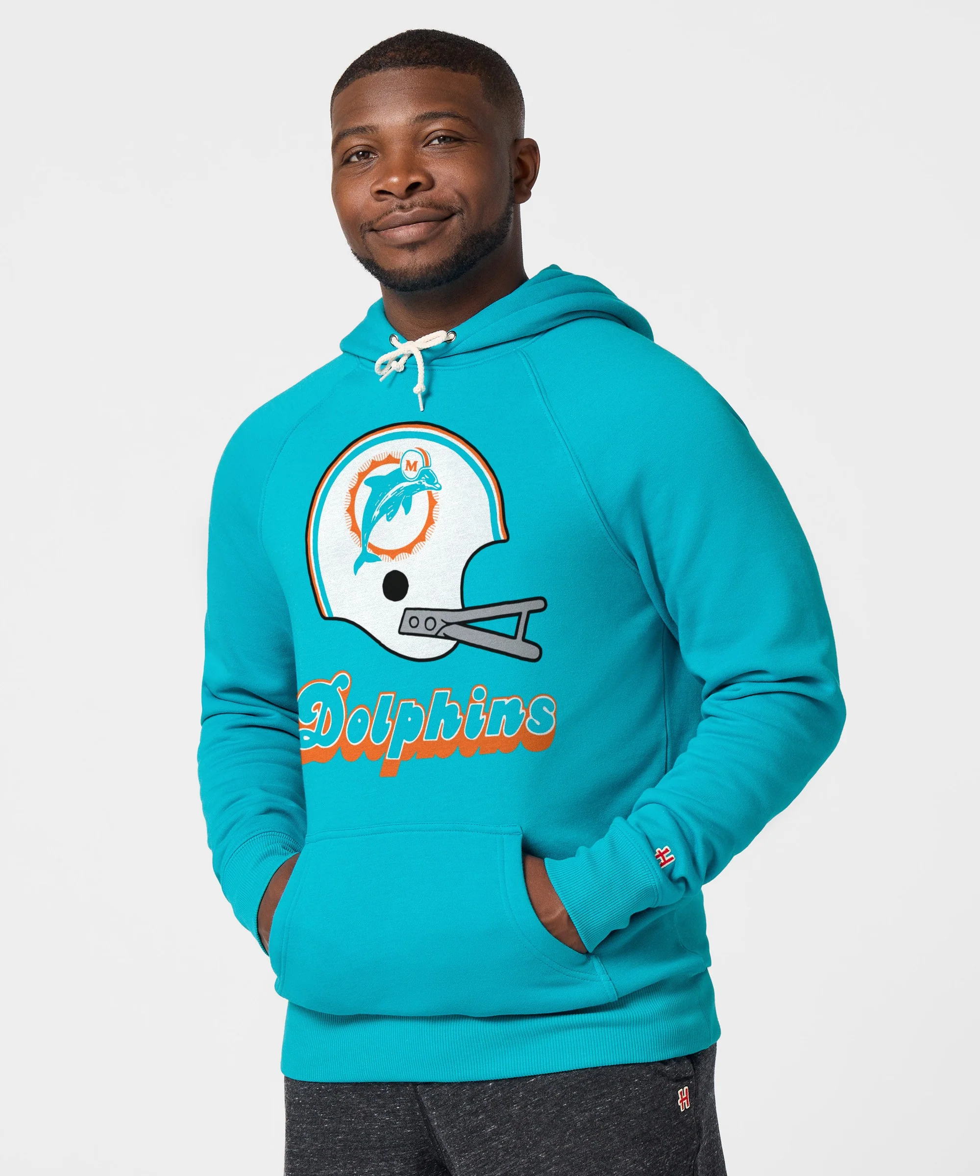 Miami Dolphins Big Helmet Hoodie - Image 3