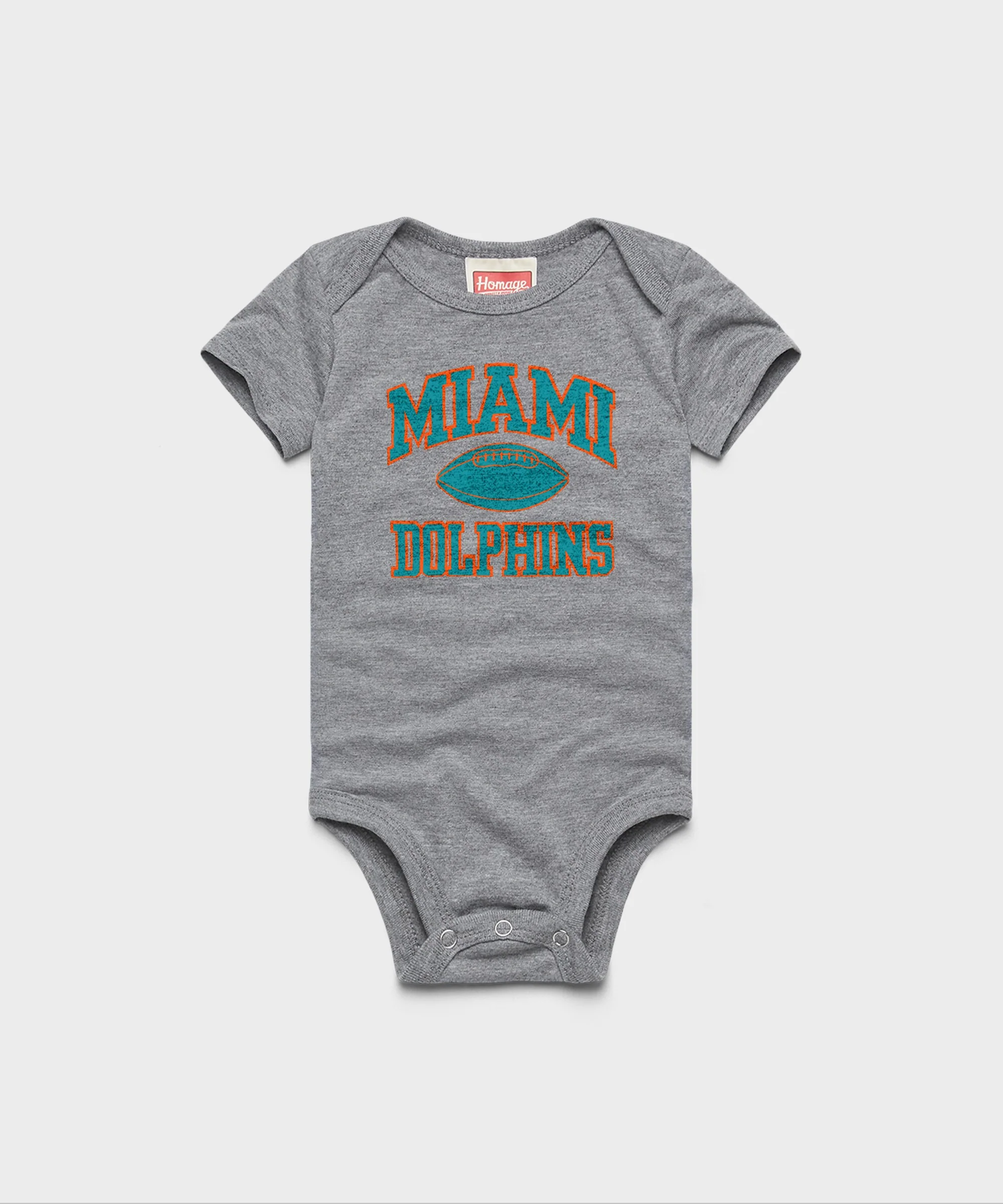 Miami Dolphins Gridiron Baby One Piece