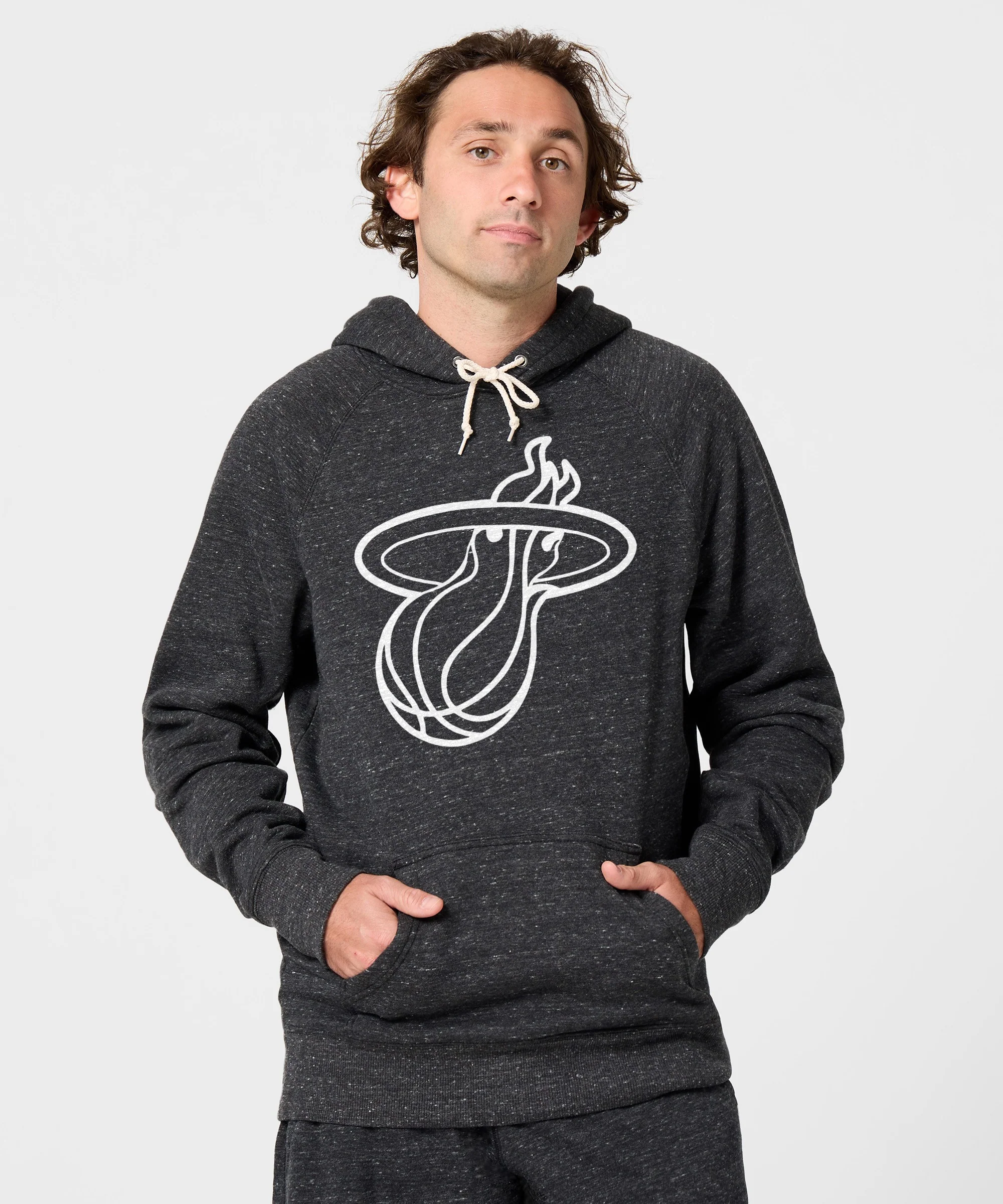Miami Heat Blacktop Logo Hoodie - Image 3