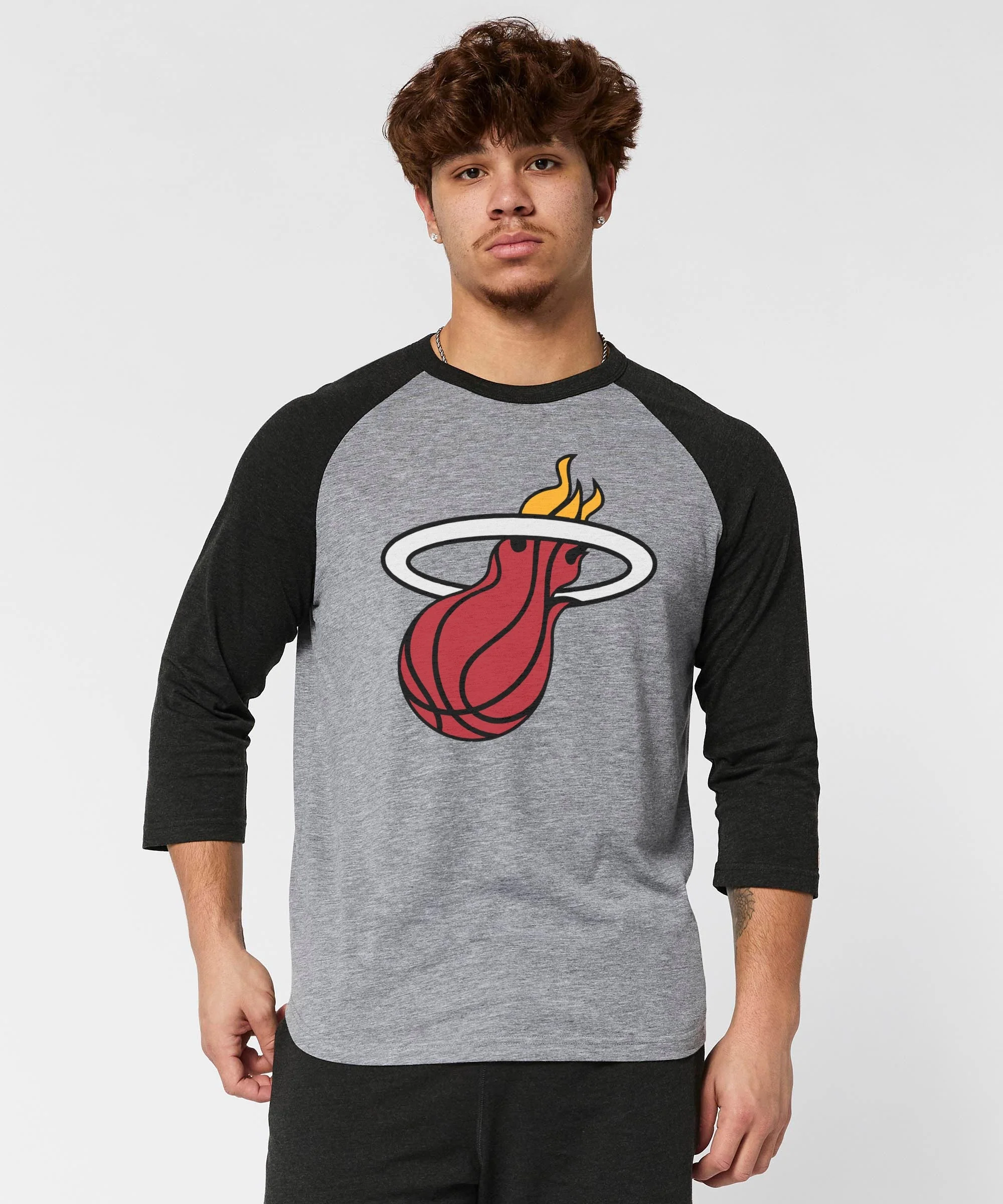 Miami Heat Logo Raglan - Image 3
