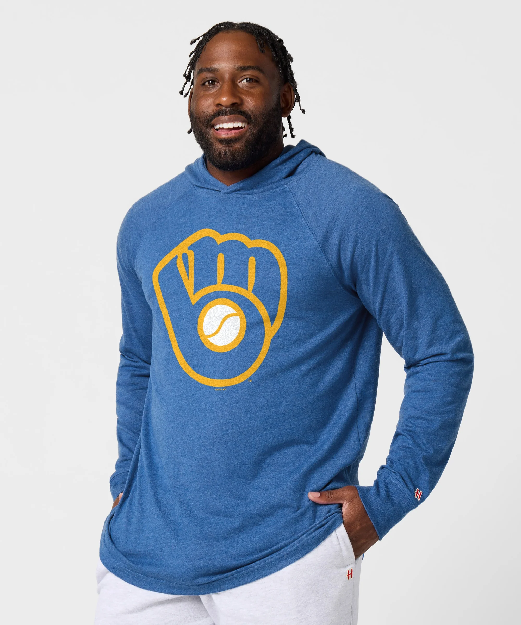 Milwaukee Brewers '78 Lightweight Hoodie - Image 3
