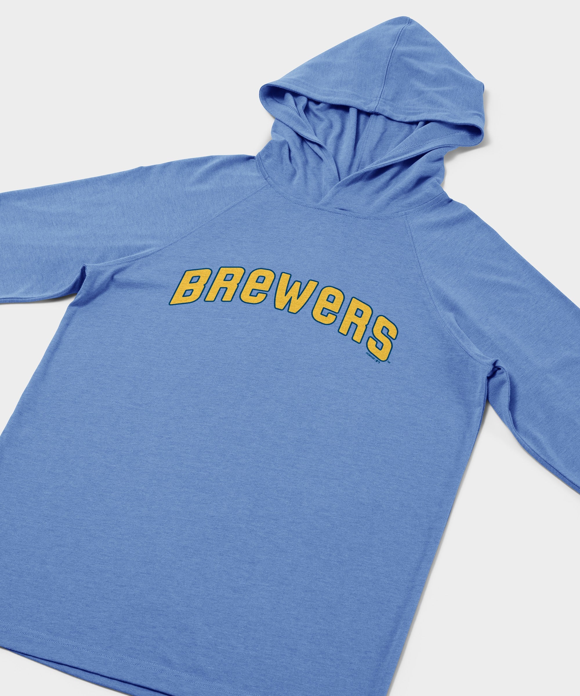 Milwaukee Brewers Jersey Logo '70 Lightweight Hoodie - Image 2