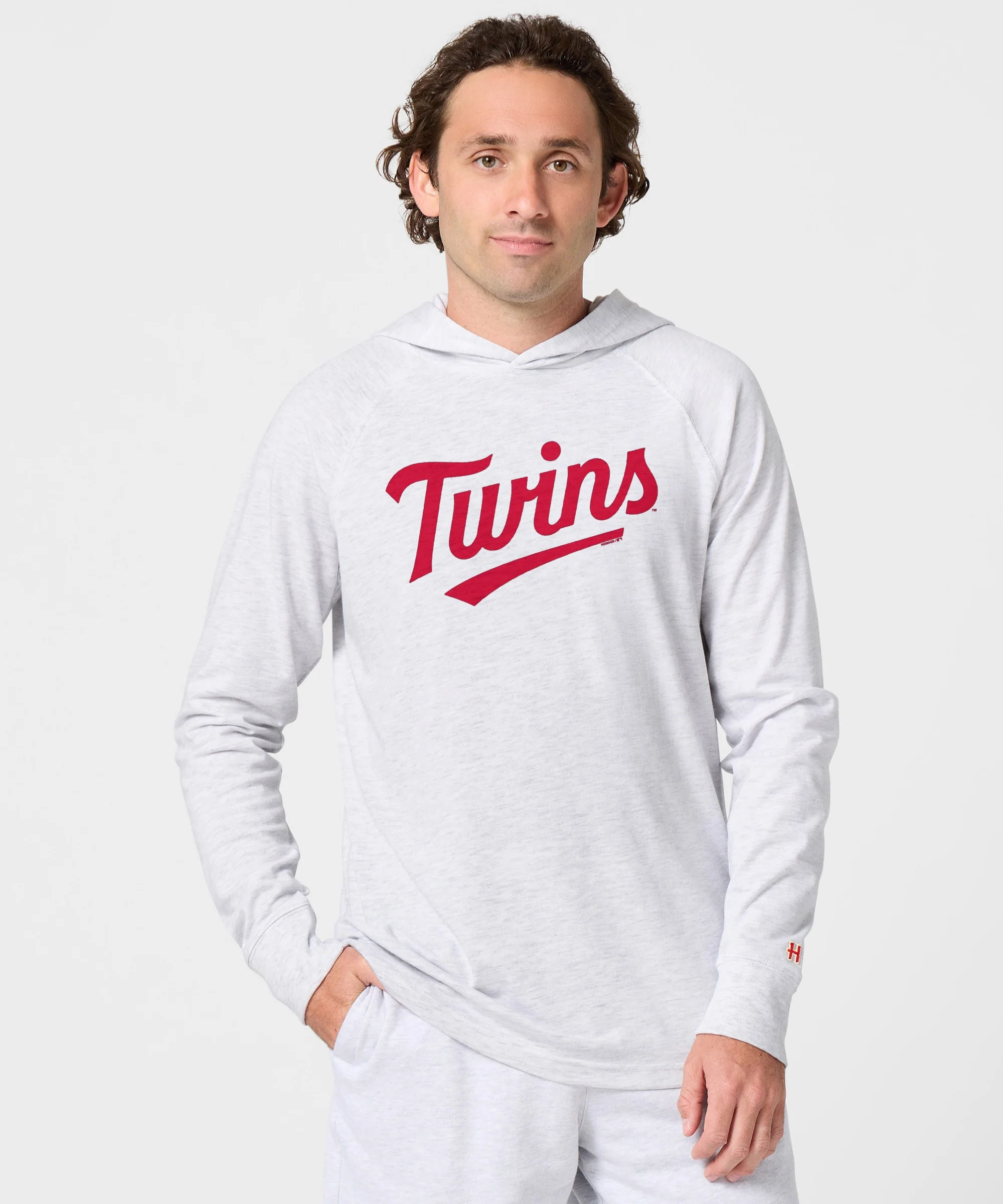 Minnesota Twins Jersey Logo '23 Lightweight Hoodie - Image 3