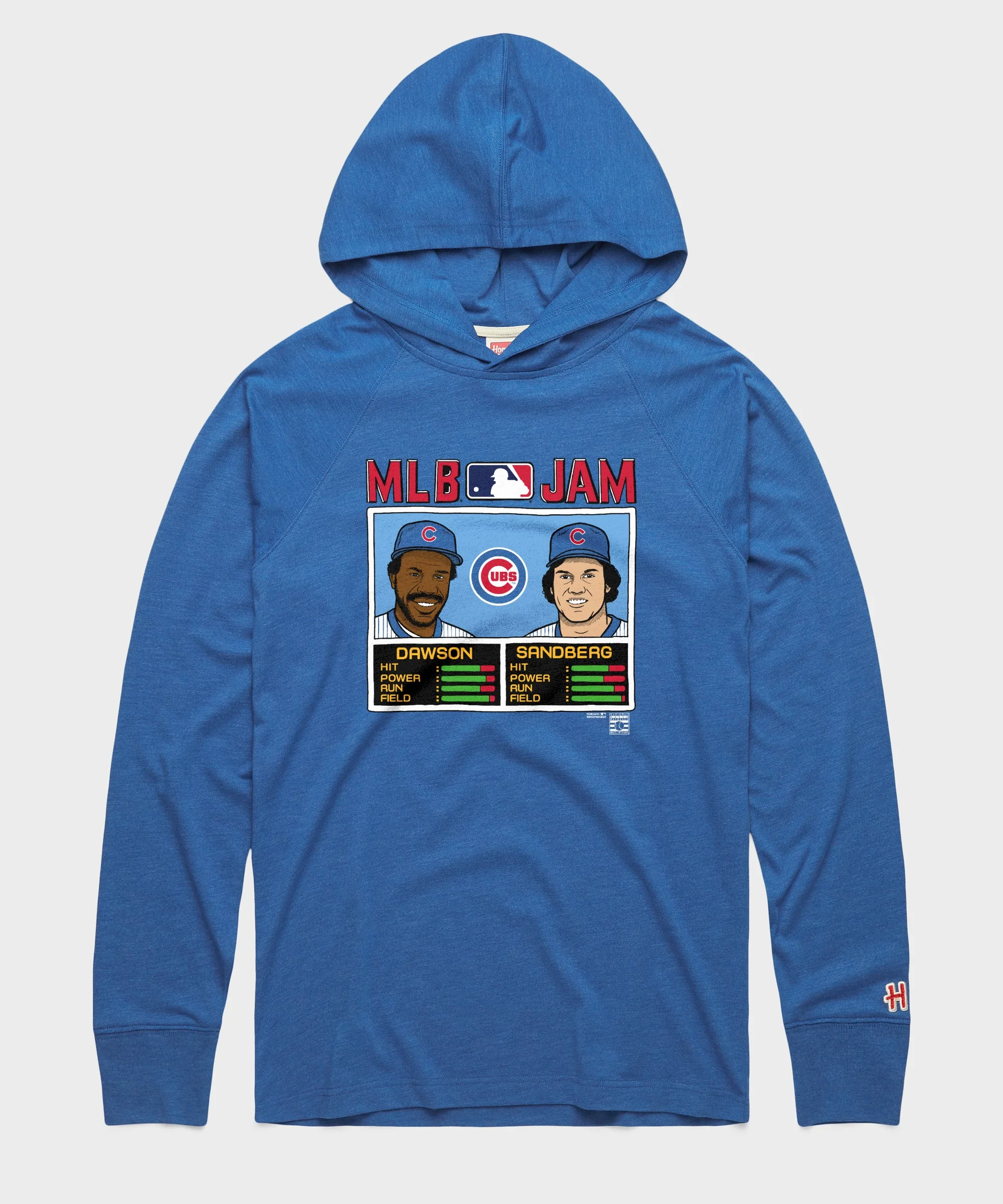 MLB Jam Cubs Dawson And Sandberg Lightweight Hoodie