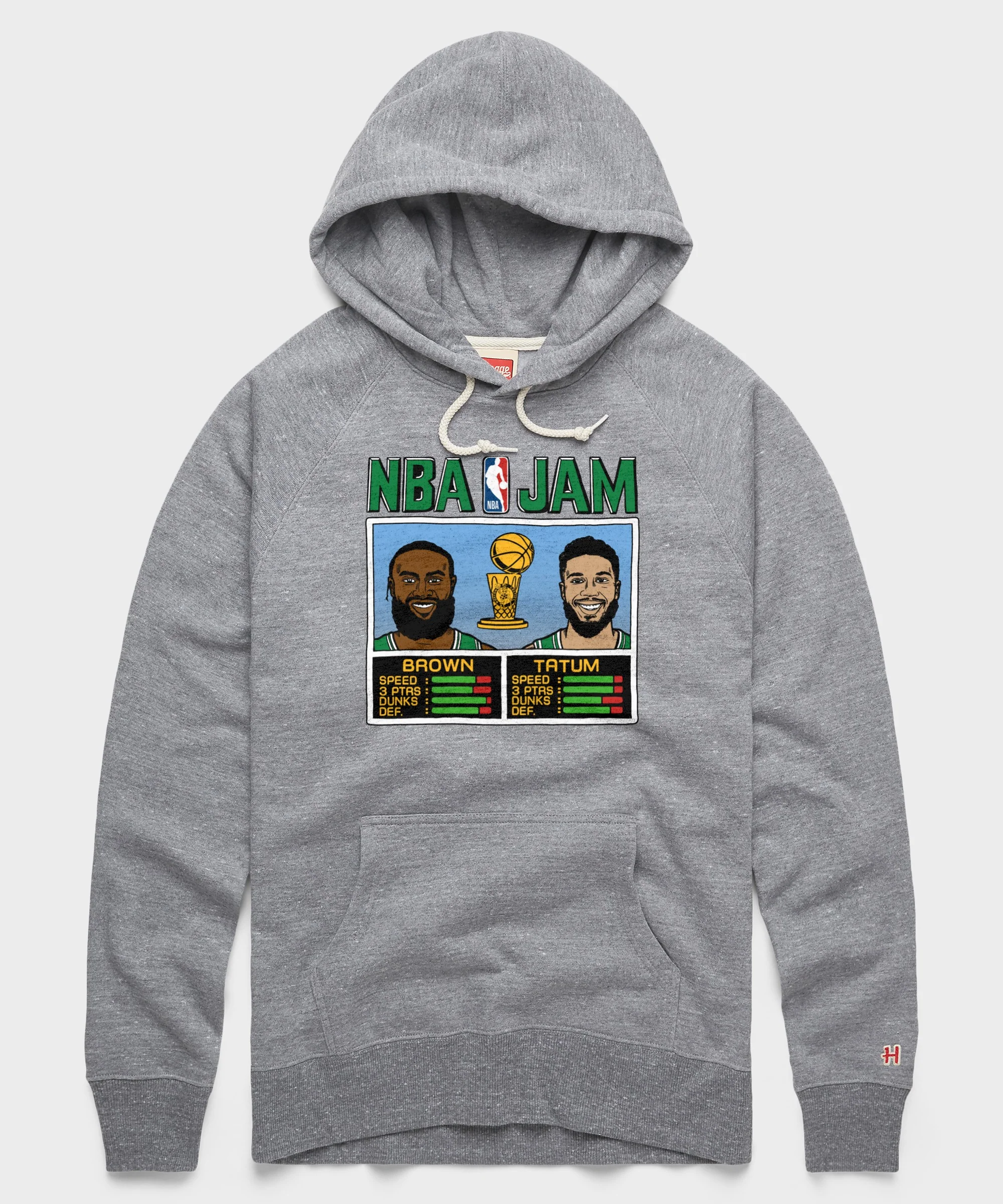 NBA Jam Celtics 2024 Champs Brown And Tatum Hoodie