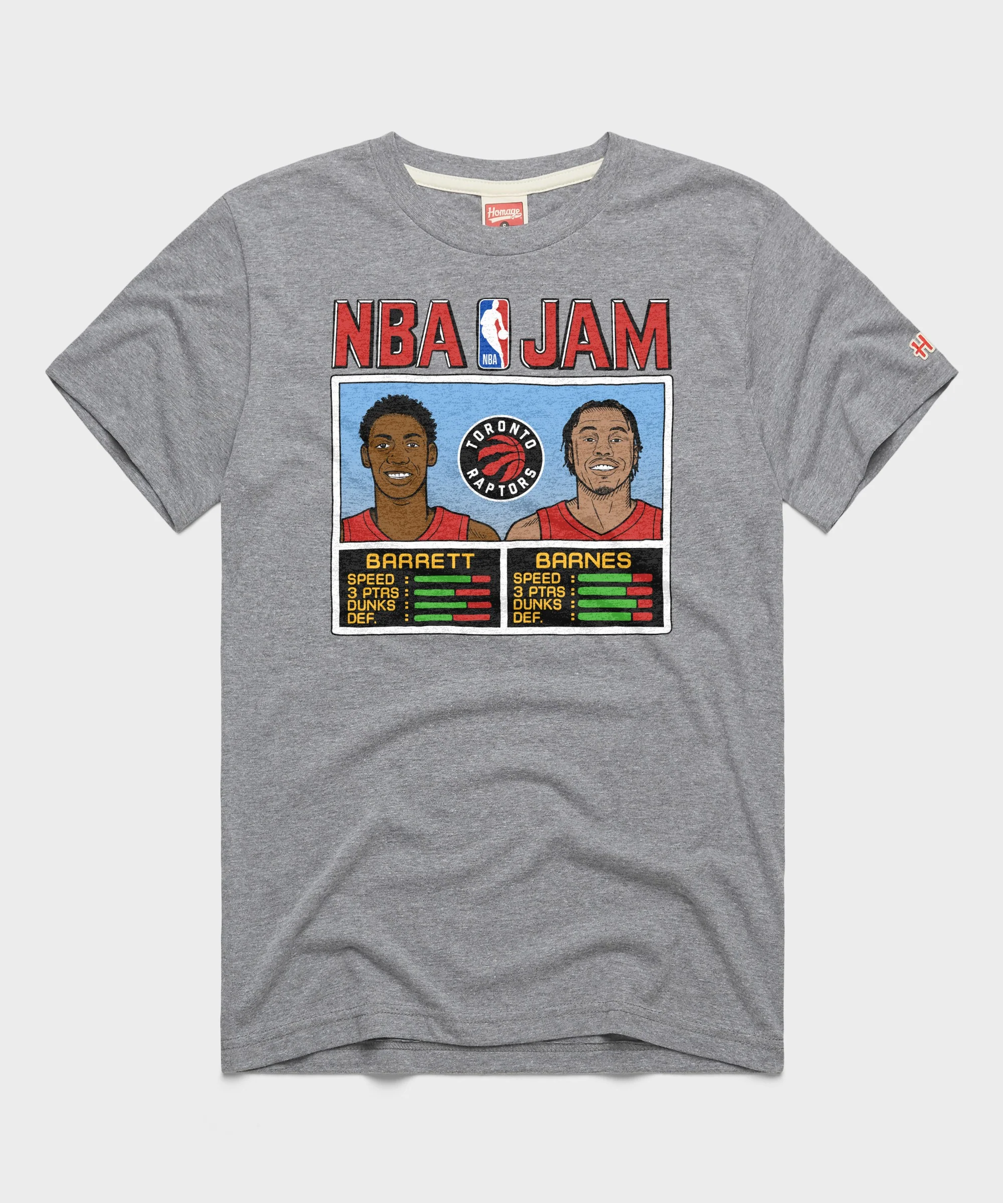 NBA Jam Raptors Barrett and Barnes