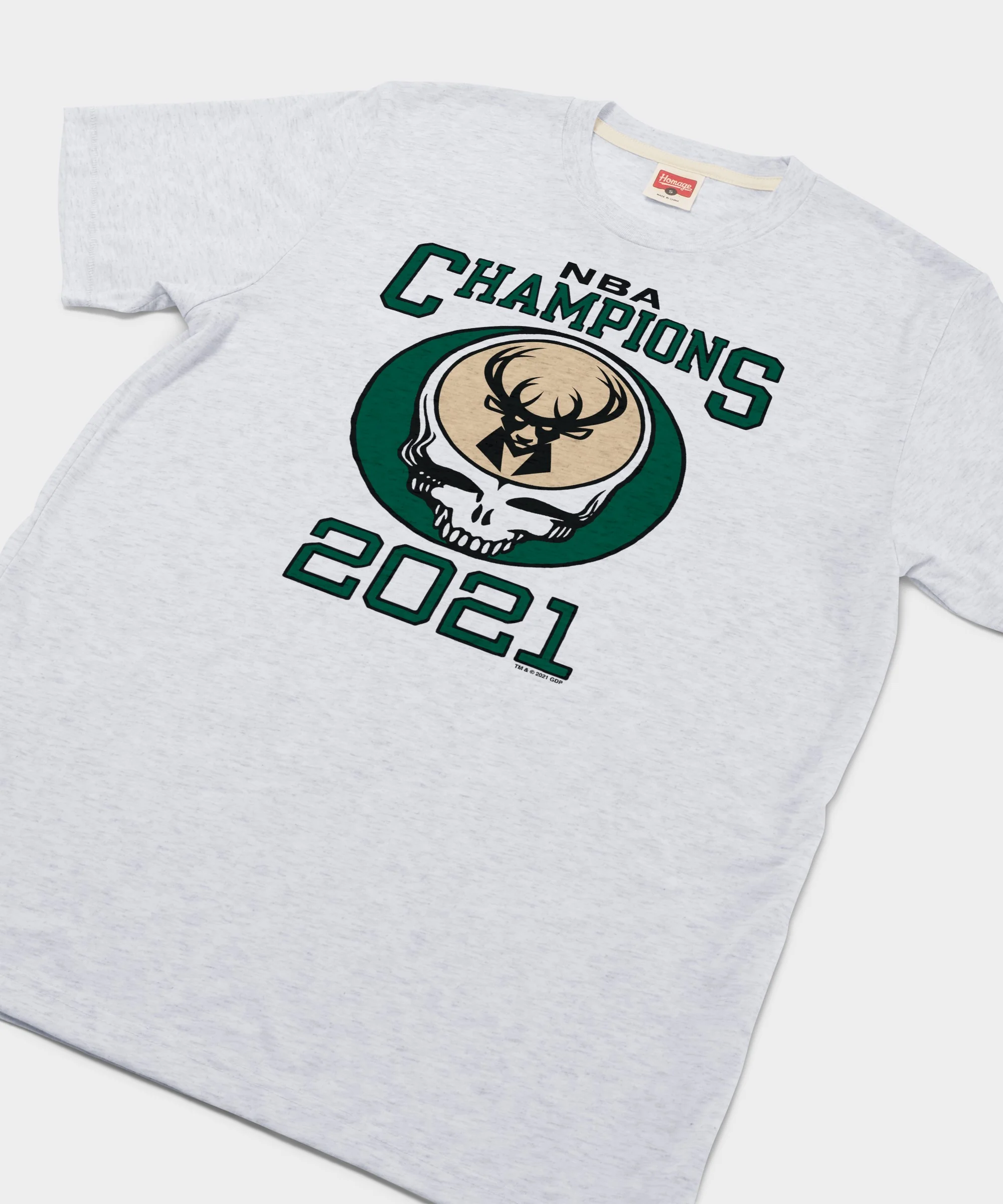 NBA x Grateful Dead 2021 Champs Bucks - Image 2