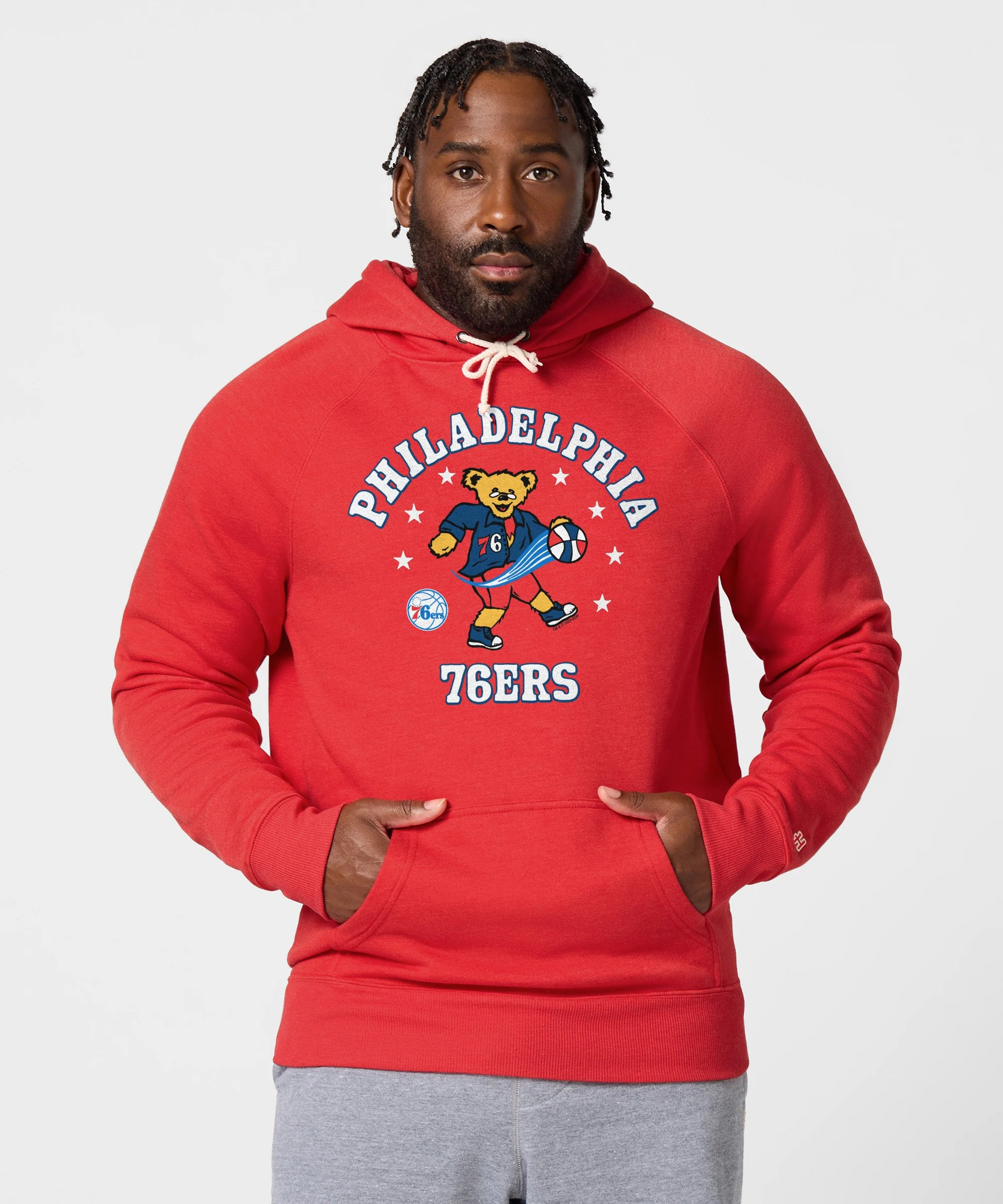 NBA x Grateful Dead x 76ers Hoodie - Image 3