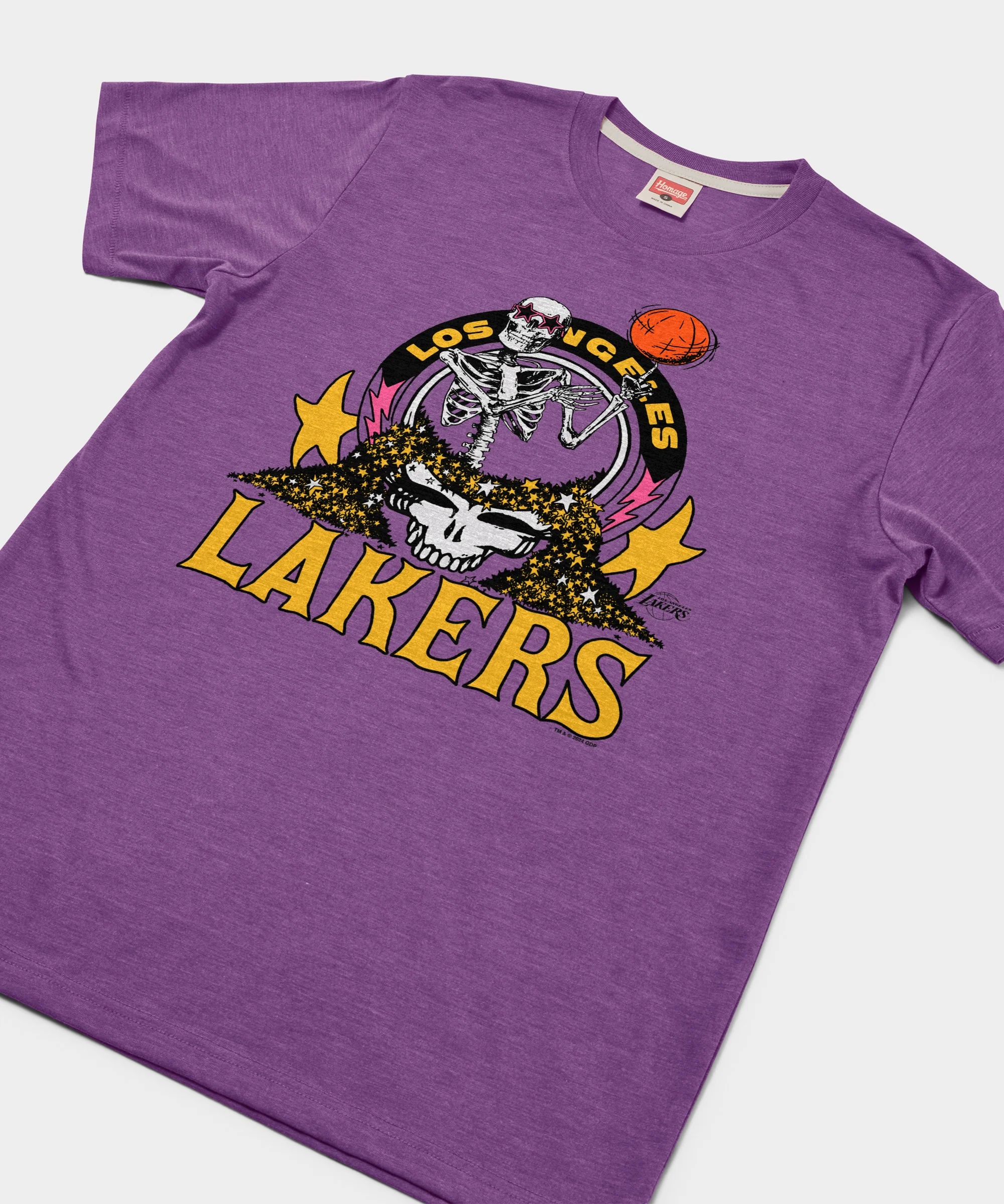 NBA x Grateful Dead x Lakers Skull - Image 2