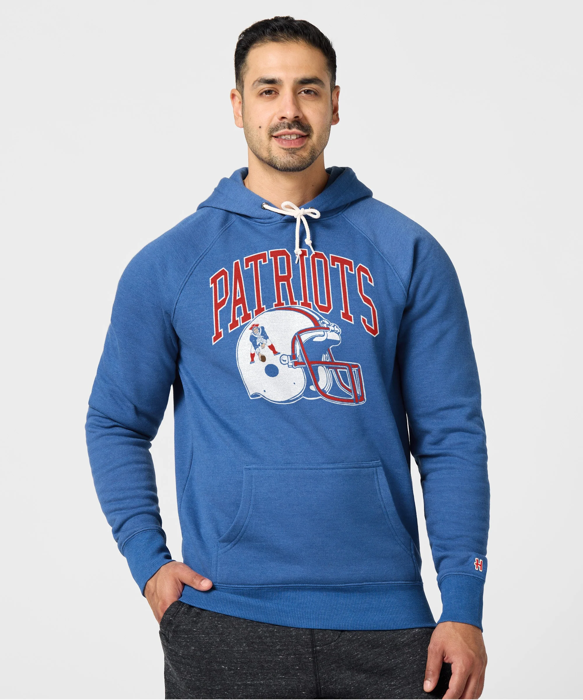 New England Patriots Helmet Retro Hoodie - Image 6