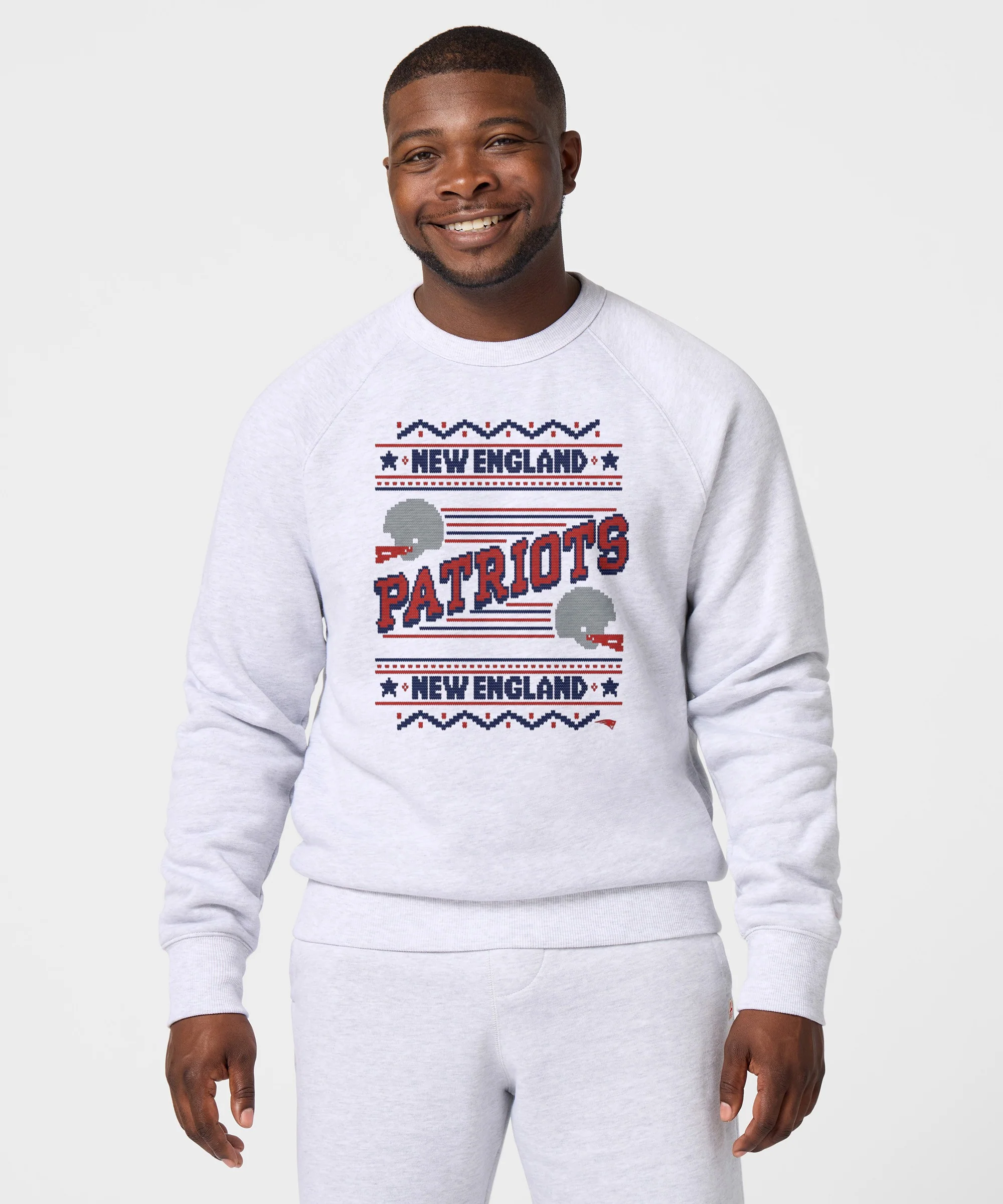 New England Patriots Holiday Crewneck - Image 3