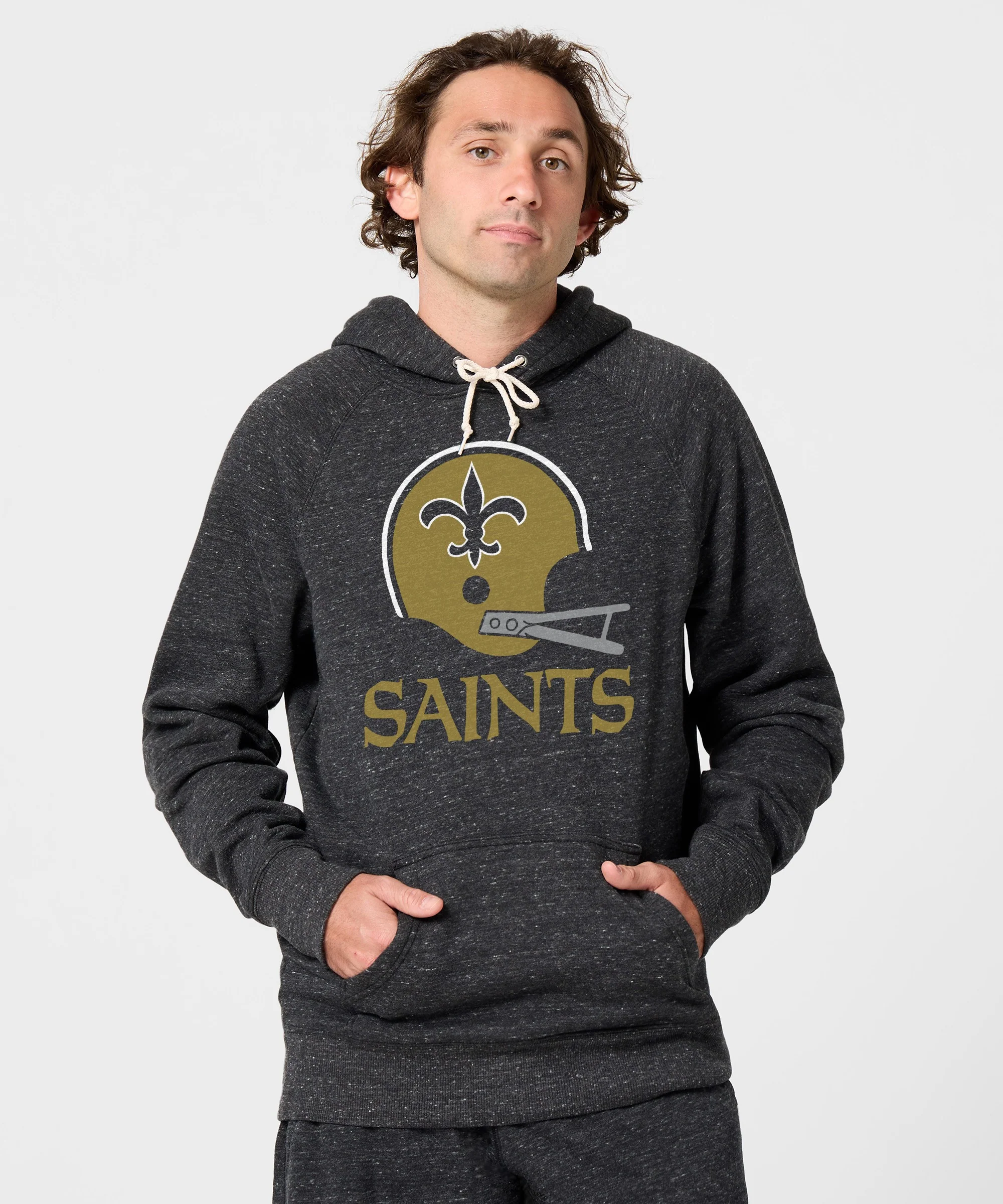 New Orleans Saints Big Helmet Hoodie - Image 3