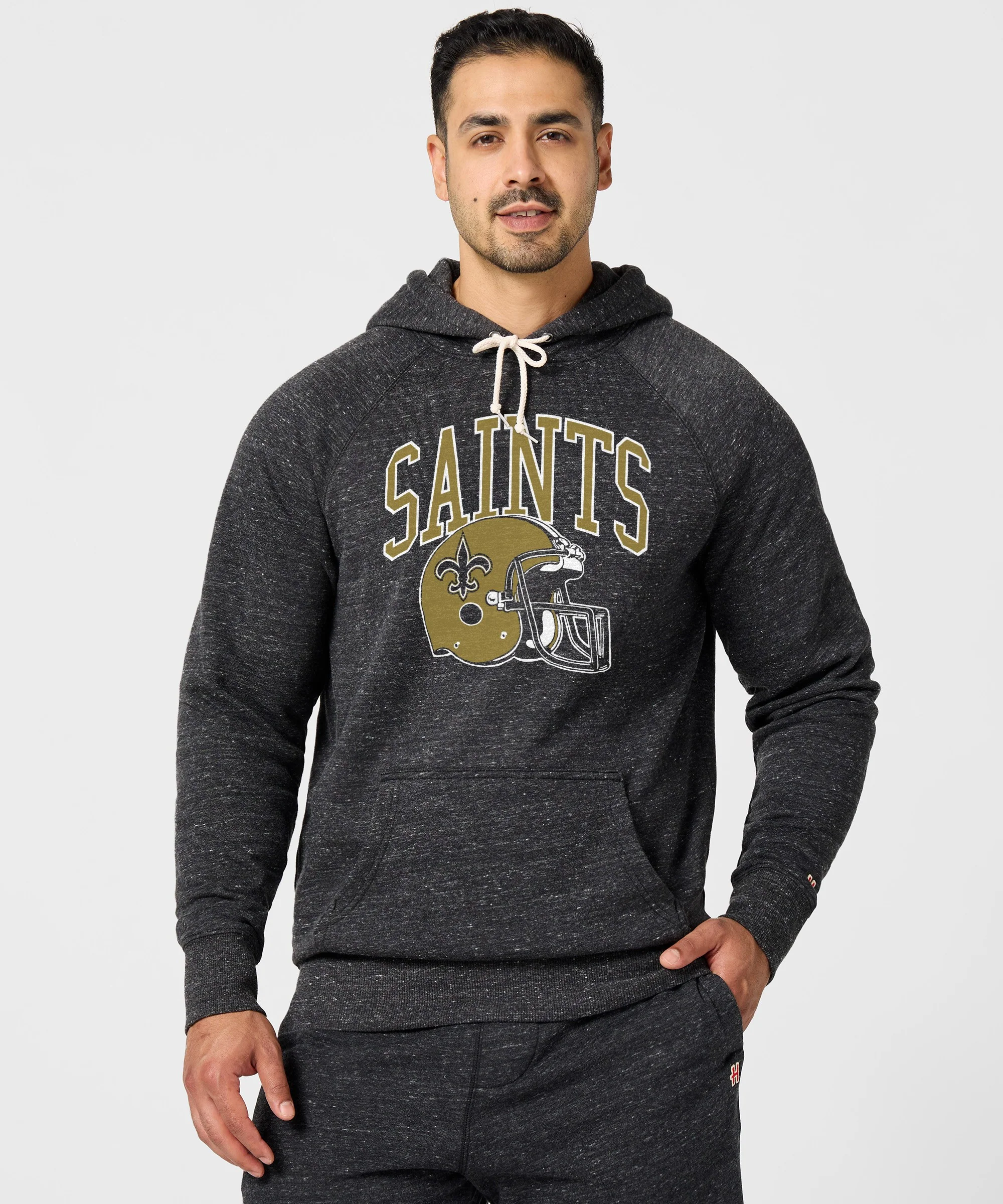 New Orleans Saints Helmet Hoodie - Image 3
