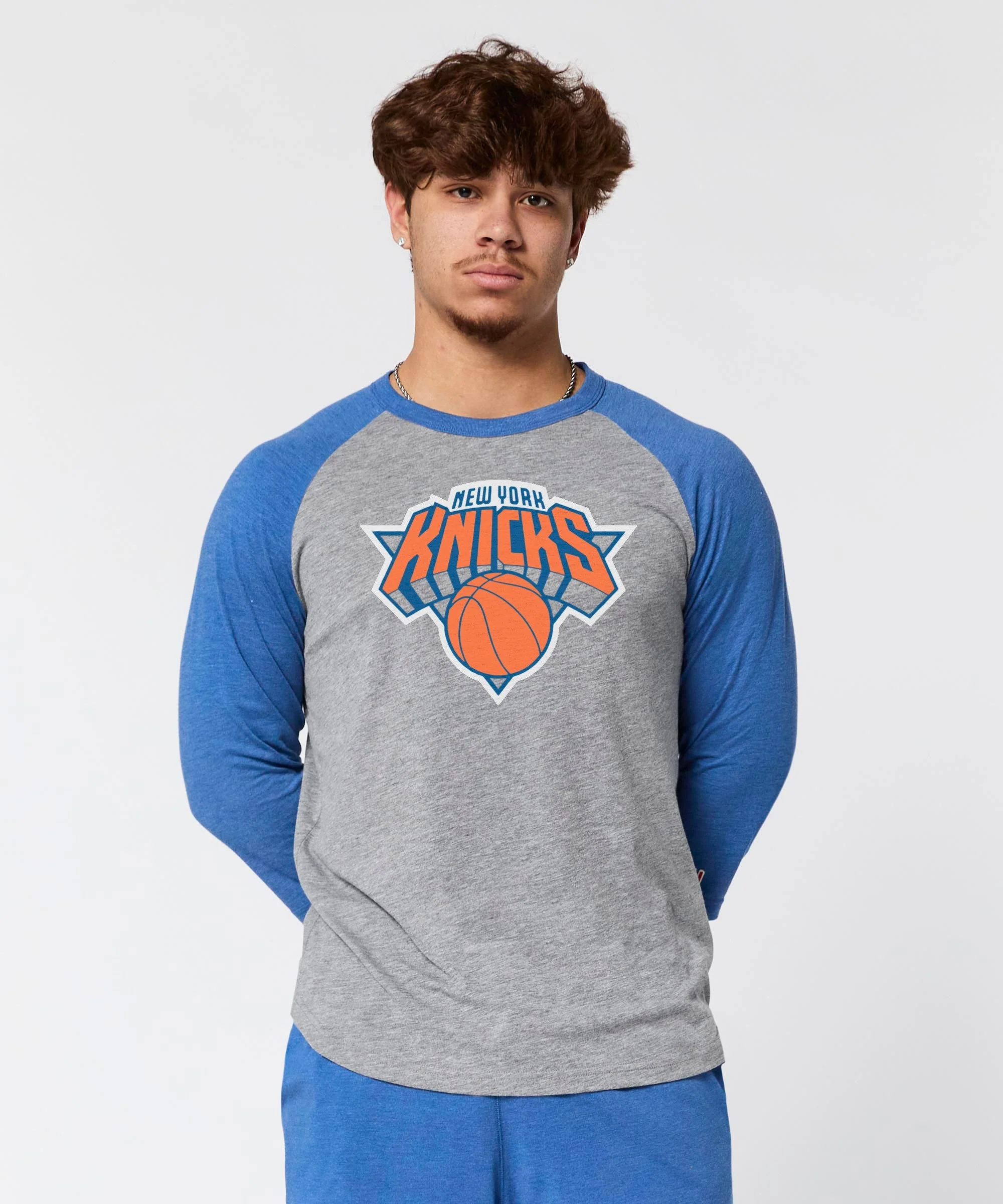 New York Knicks Logo Raglan - Image 3