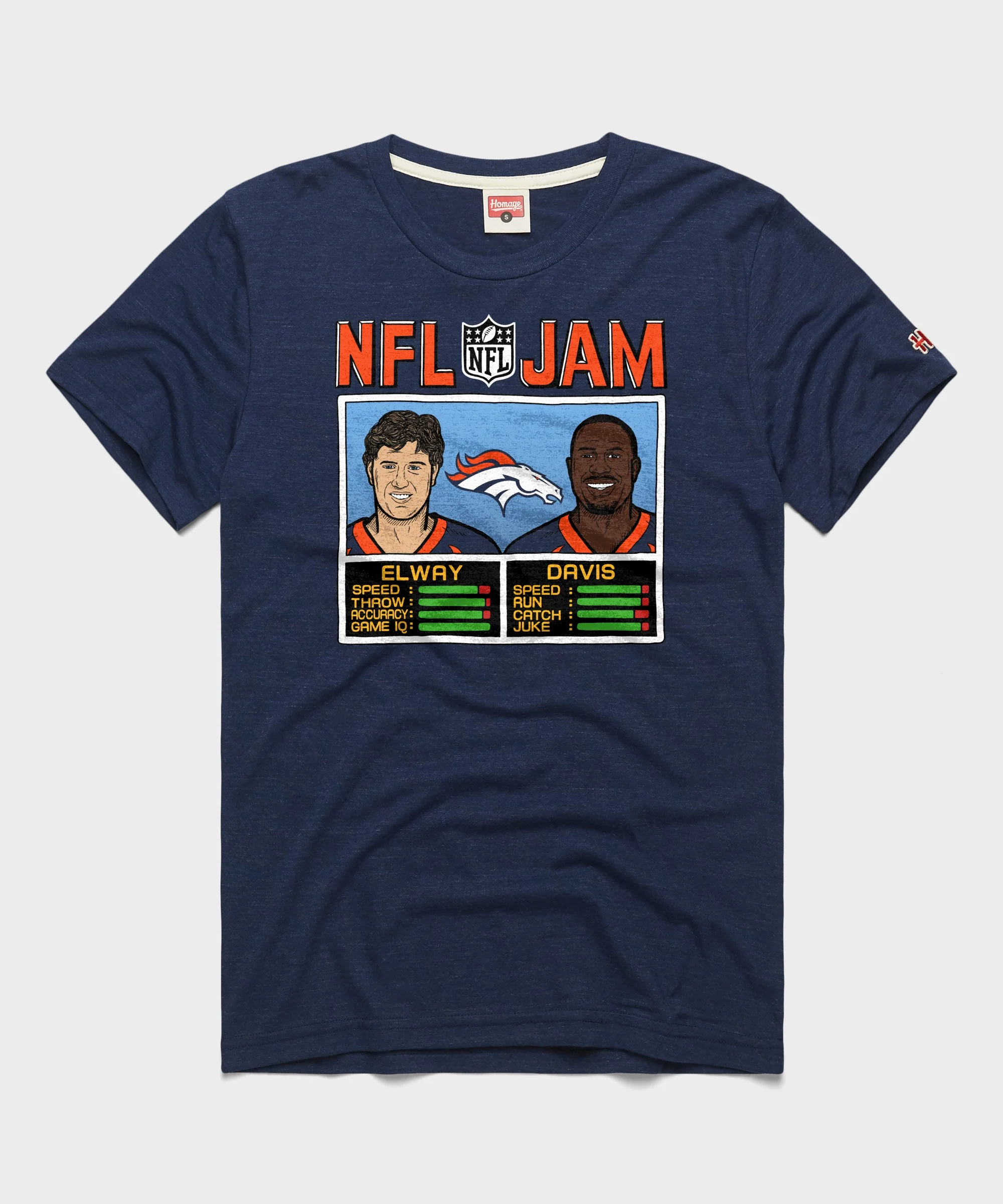 NFL Jam Denver Broncos Elway And Davis