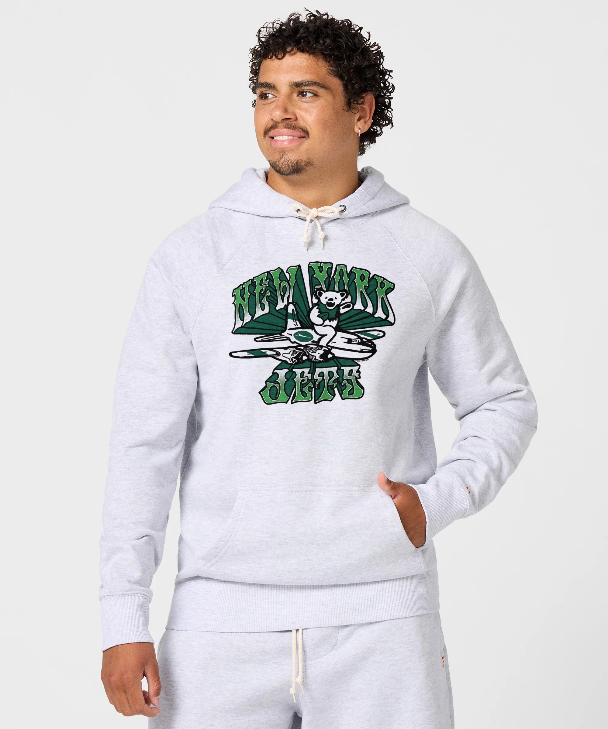 NFL x Grateful Dead x Jets Hoodie - Image 3