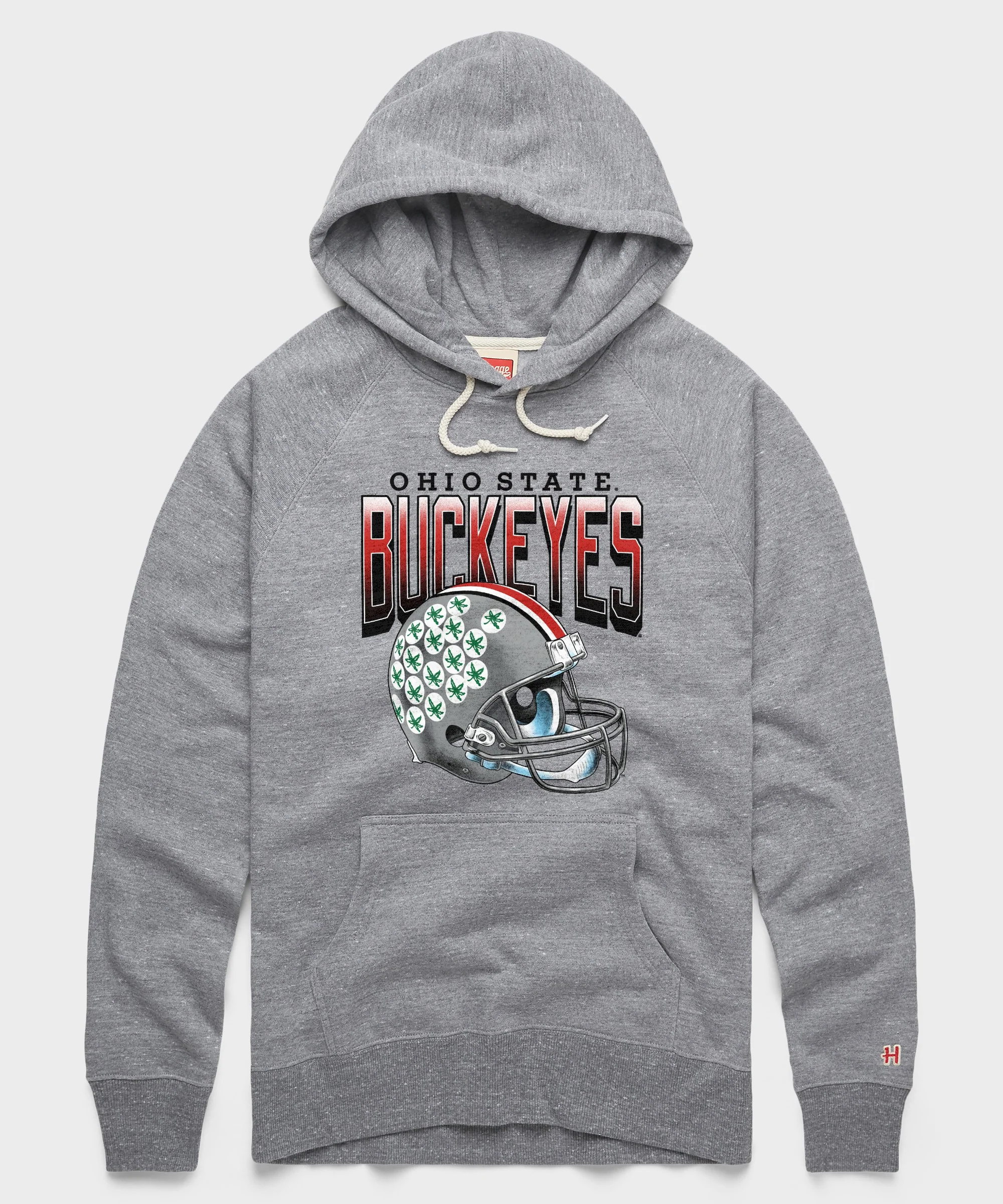 Ohio State Buckeyes Gradient Helmet Hoodie
