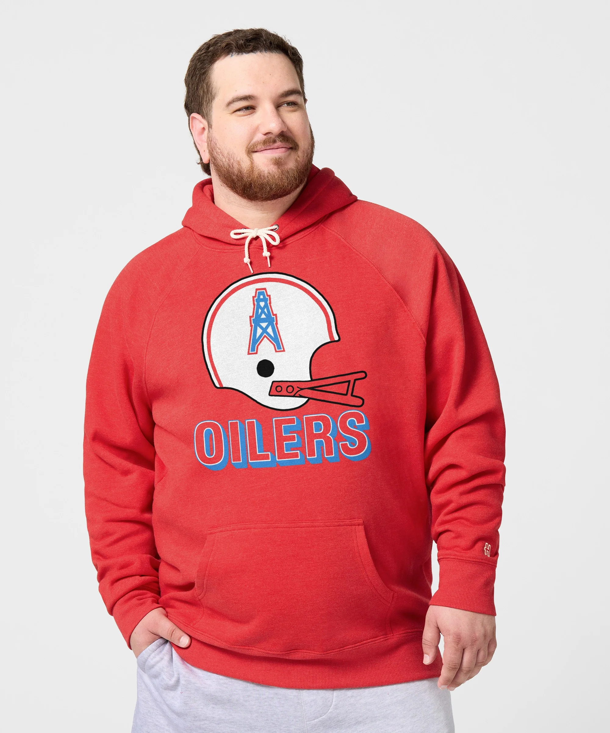 Oilers Football Big Helmet Hoodie - Image 3