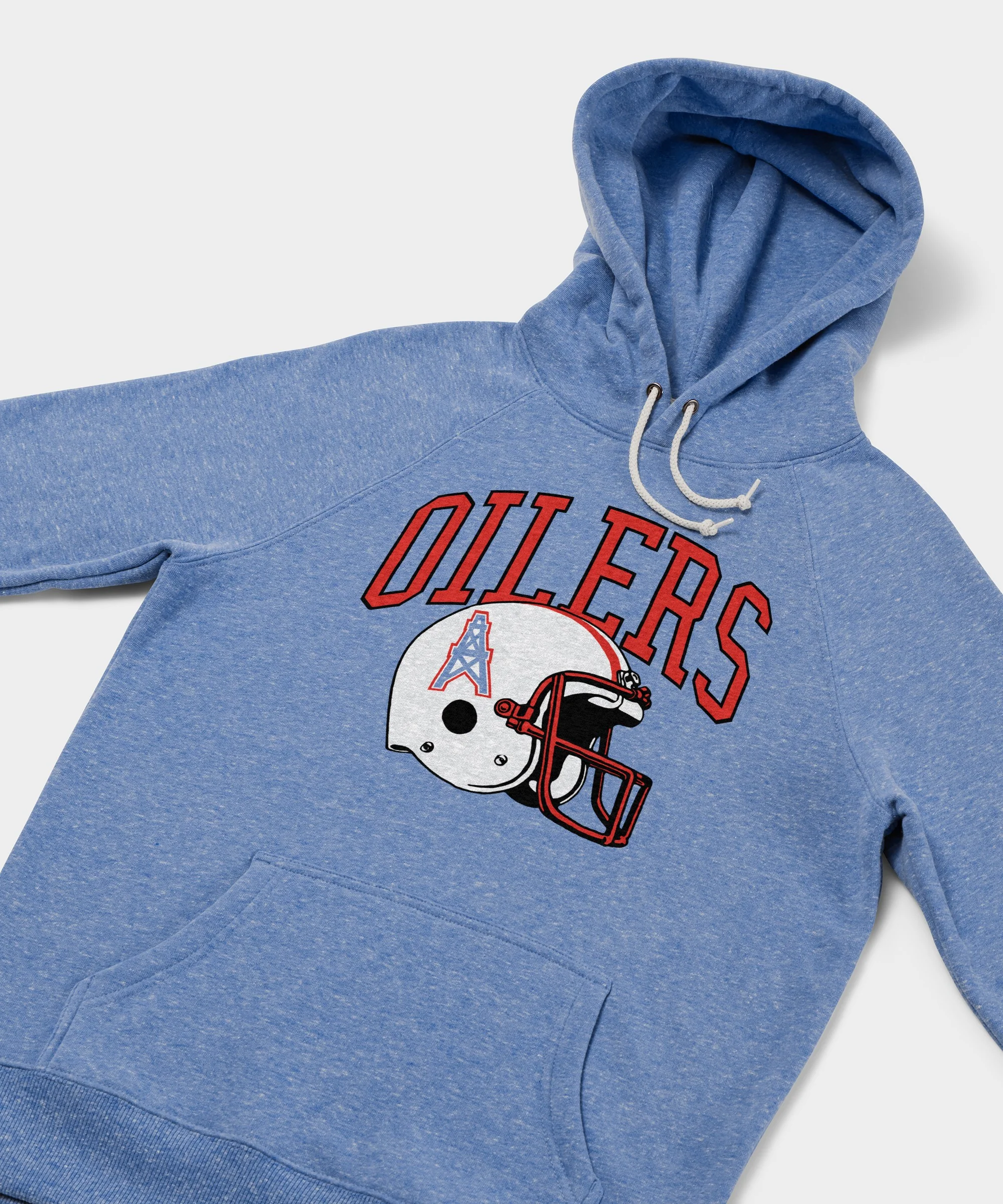 Oilers Football Helmet Retro Hoodie - Image 3