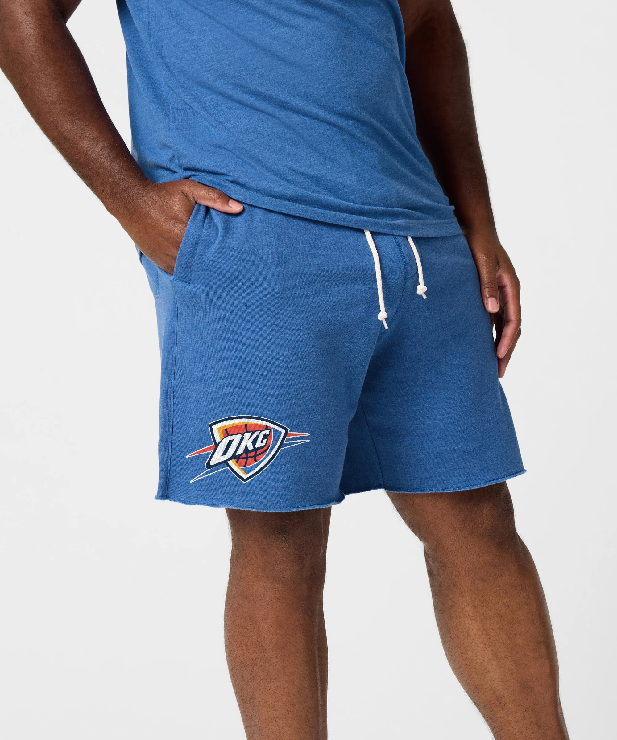 OKC Thunder Logo Sweat Shorts - Image 3