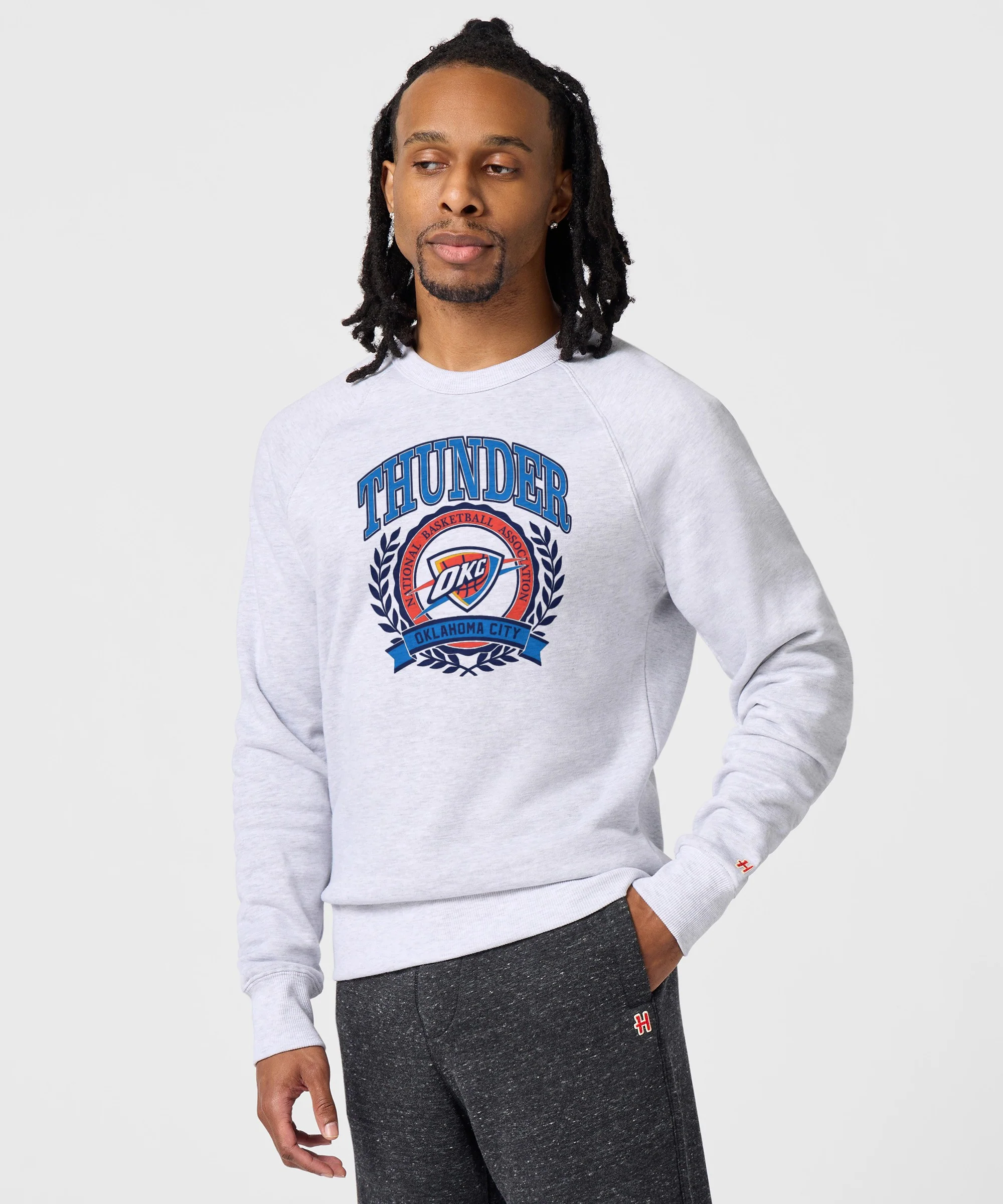 Oklahoma City Thunder Crest Crewneck - Image 3