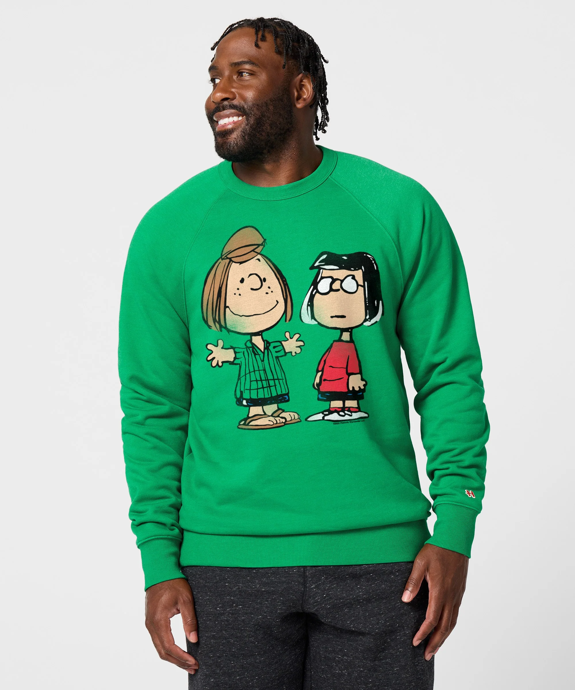 Peanuts Peppermint Patty And Marcie Character Crewneck - Image 3