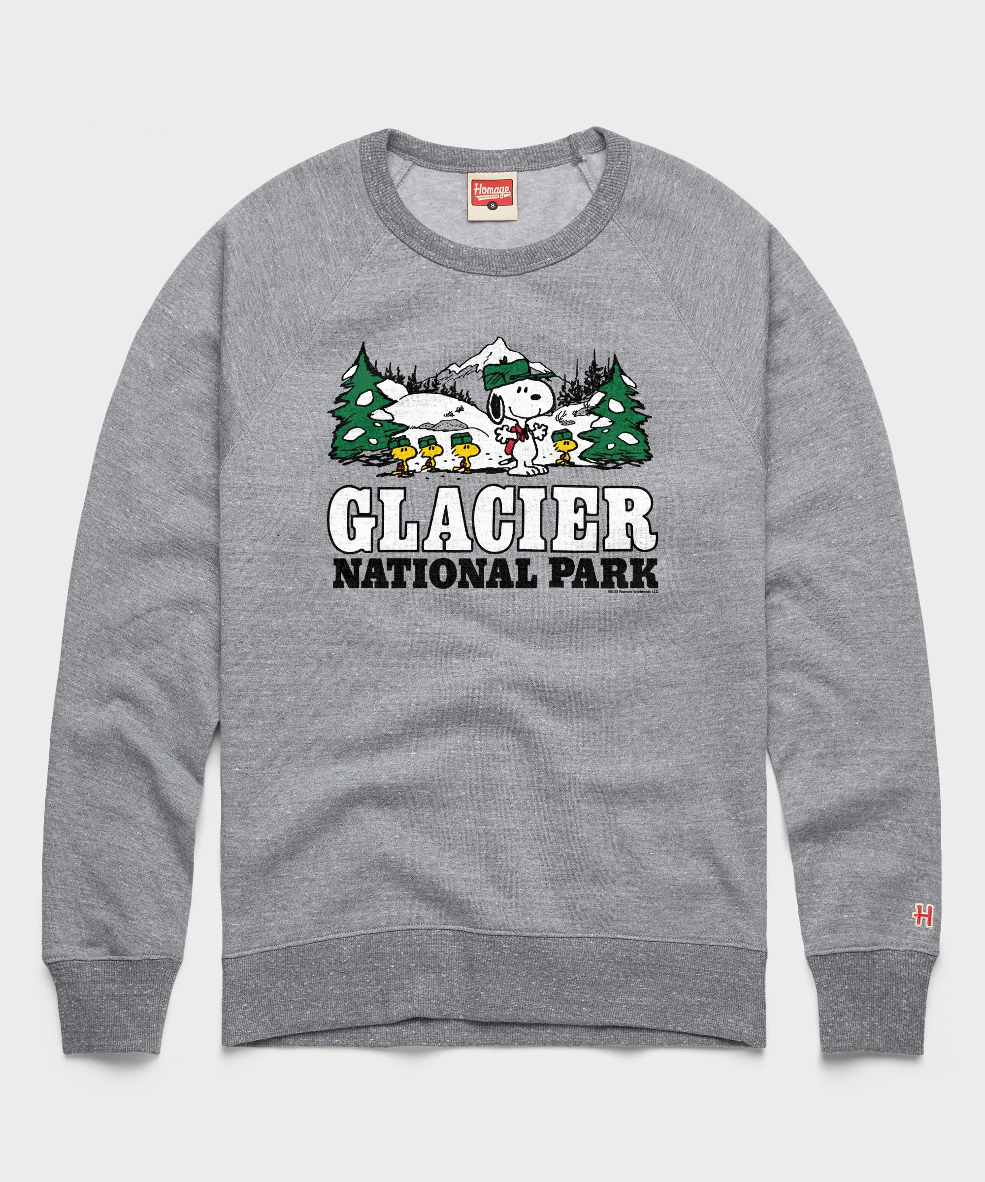 Peanuts Snoopy x Glacier National Park Crewneck