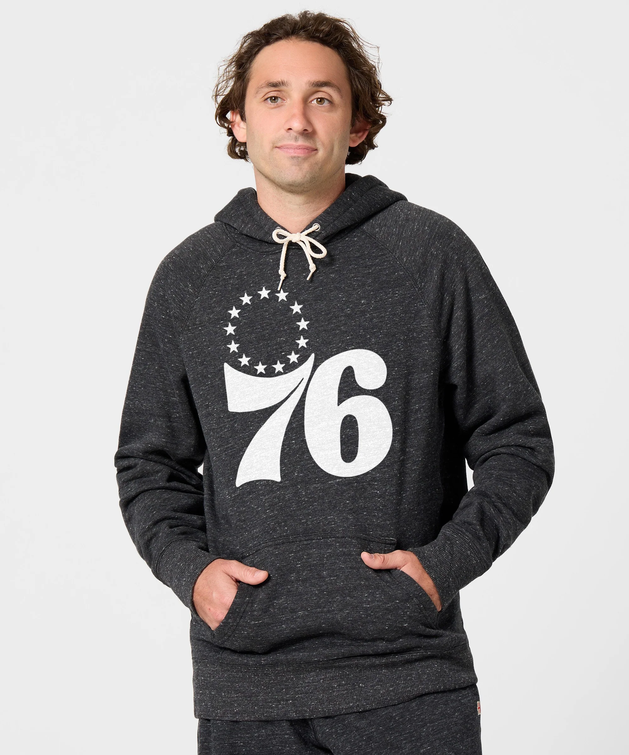 Philadelphia 76ers Blacktop Logo Hoodie - Image 3