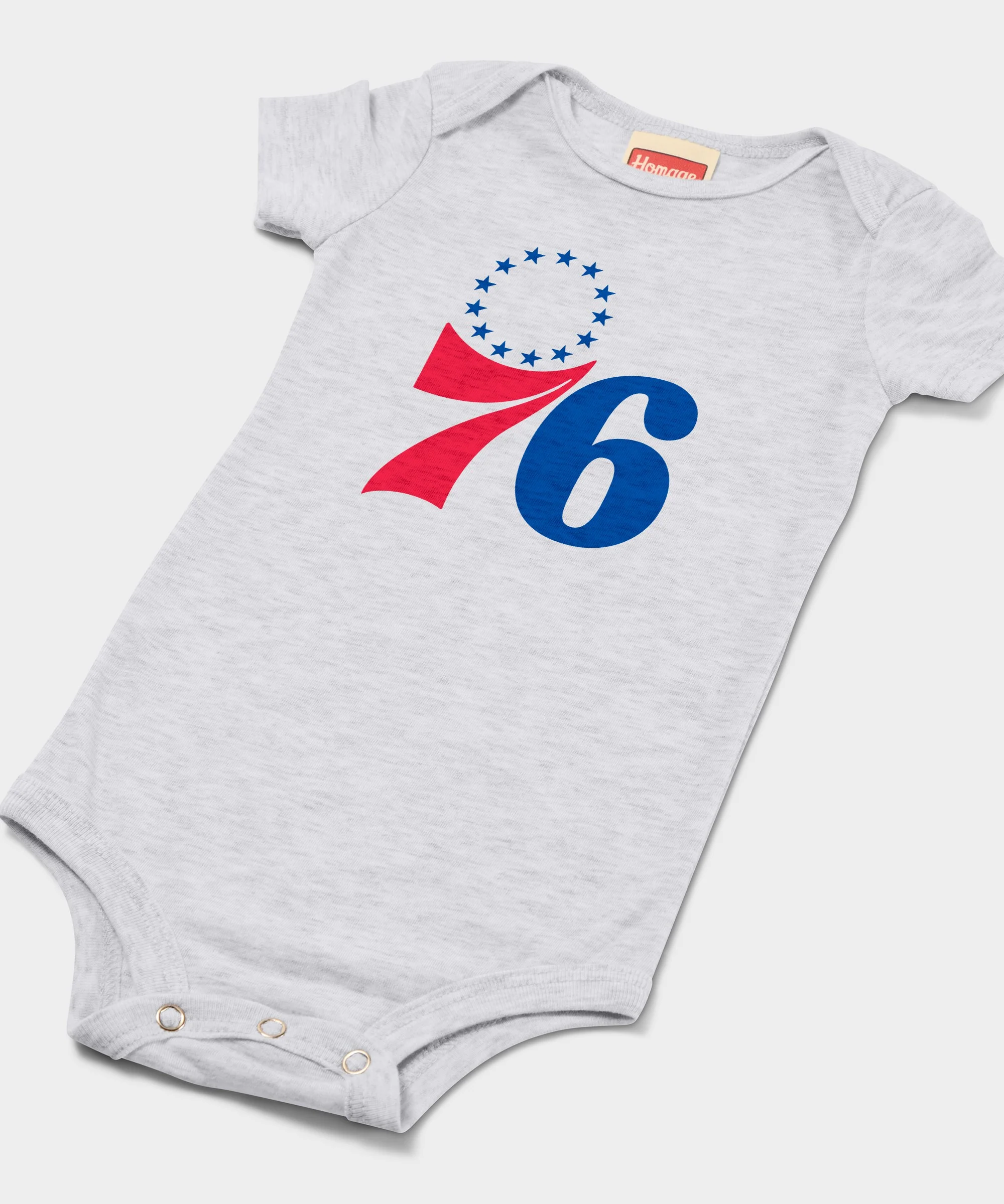 Philadelphia 76ers Logo Baby One Piece - Image 2