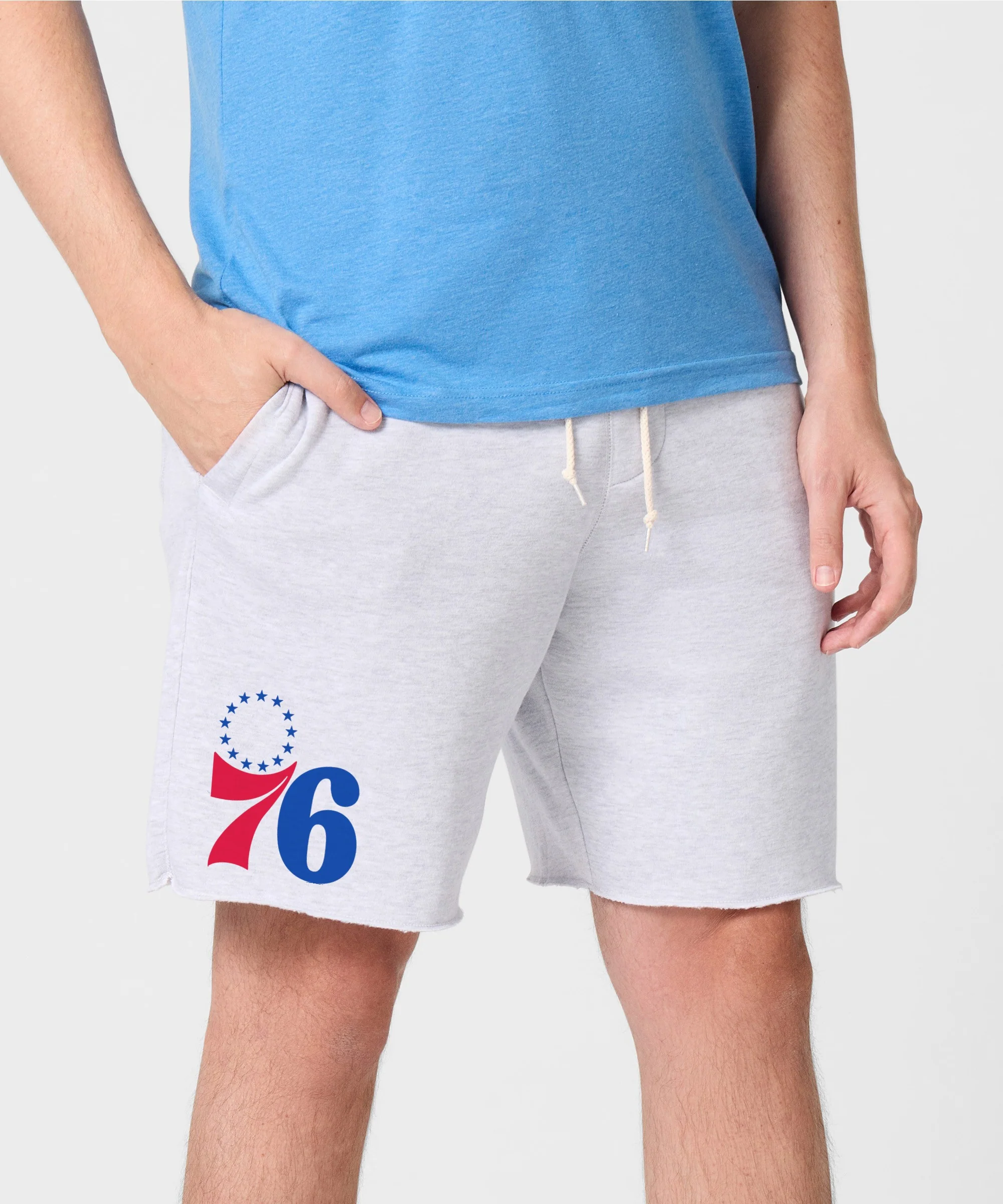 Philadelphia 76ers Logo Sweat Shorts - Image 3