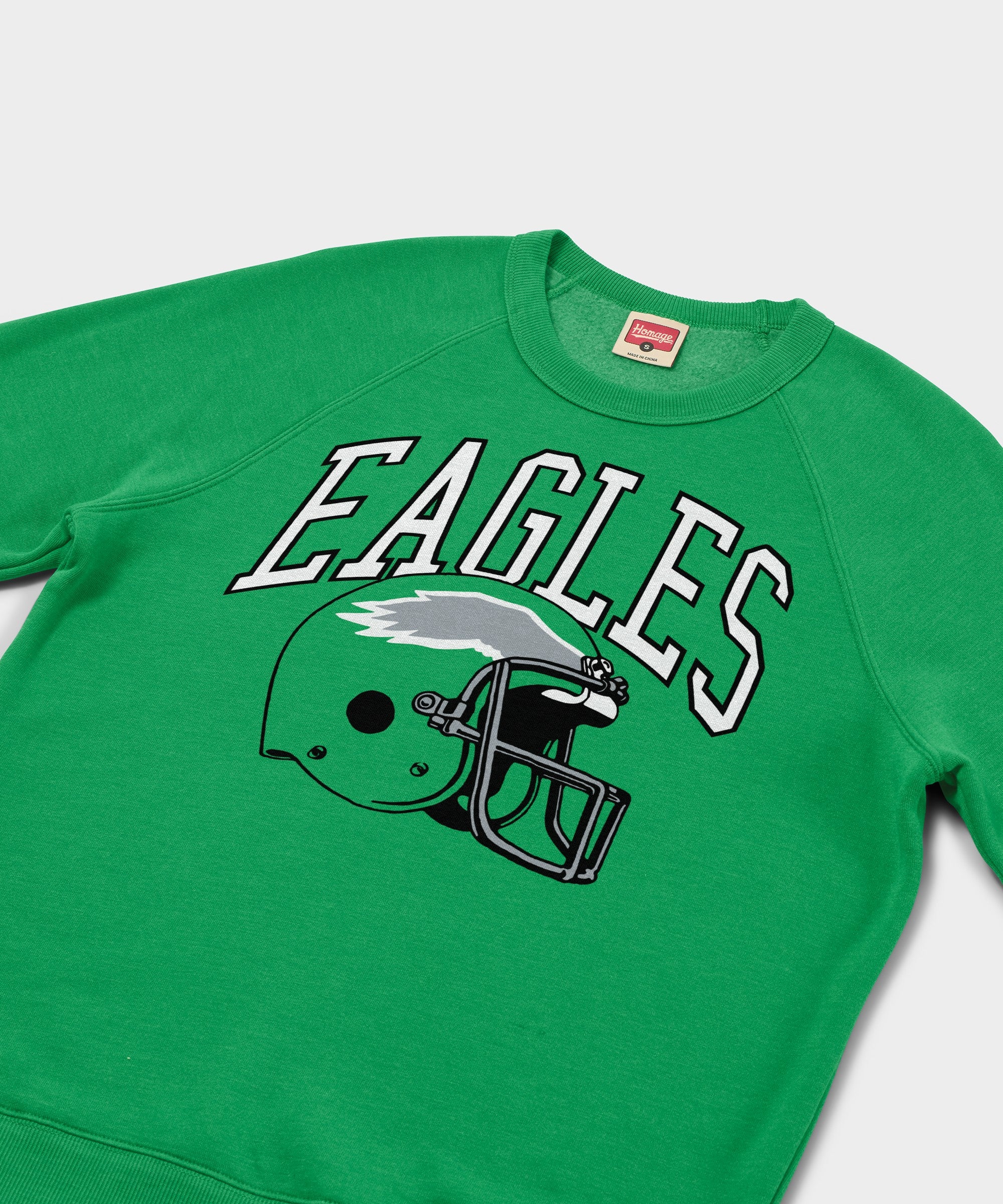 Philadelphia Eagles Helmet Retro Crewneck - Image 5