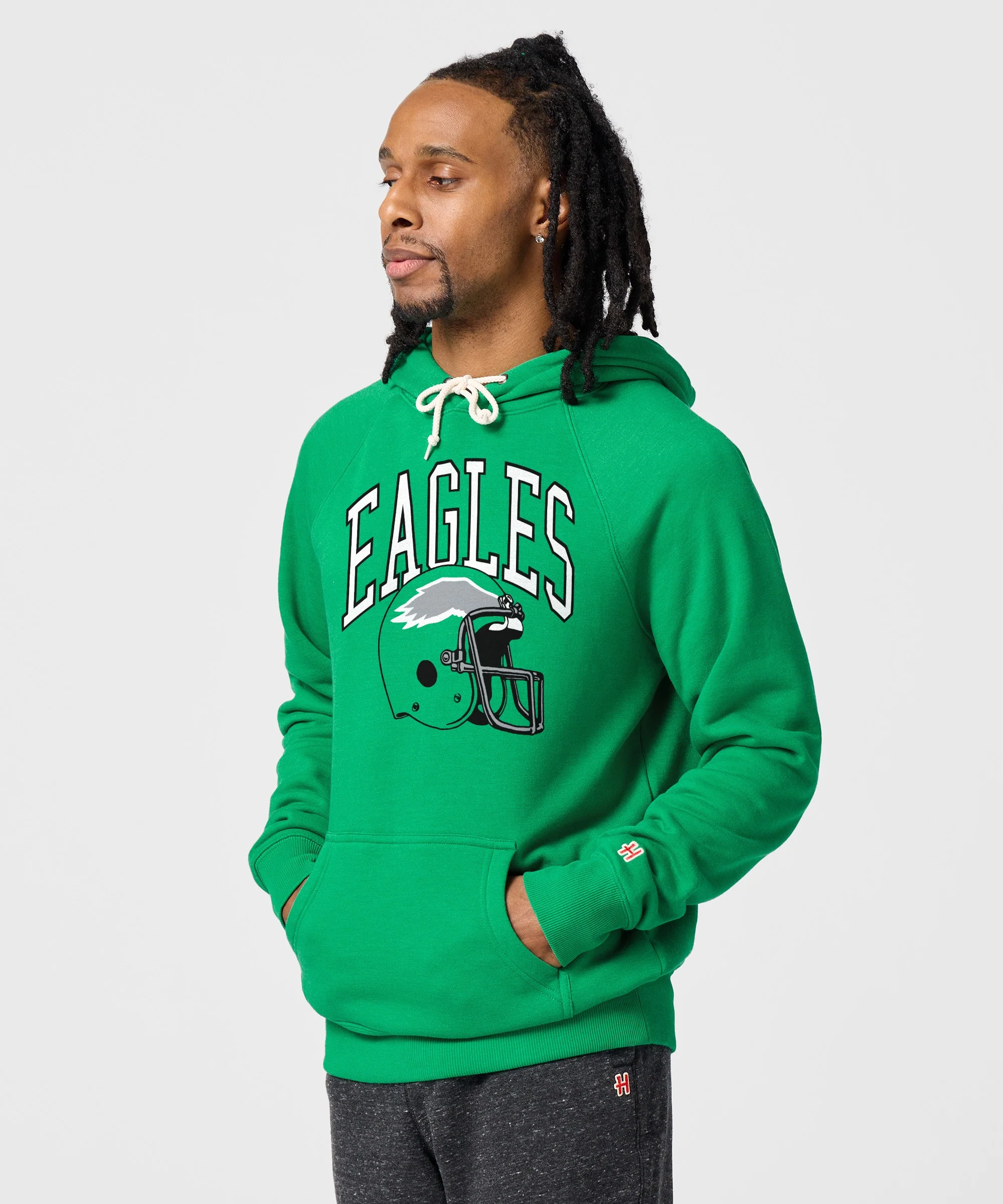Philadelphia Eagles Helmet Retro Hoodie - Image 6