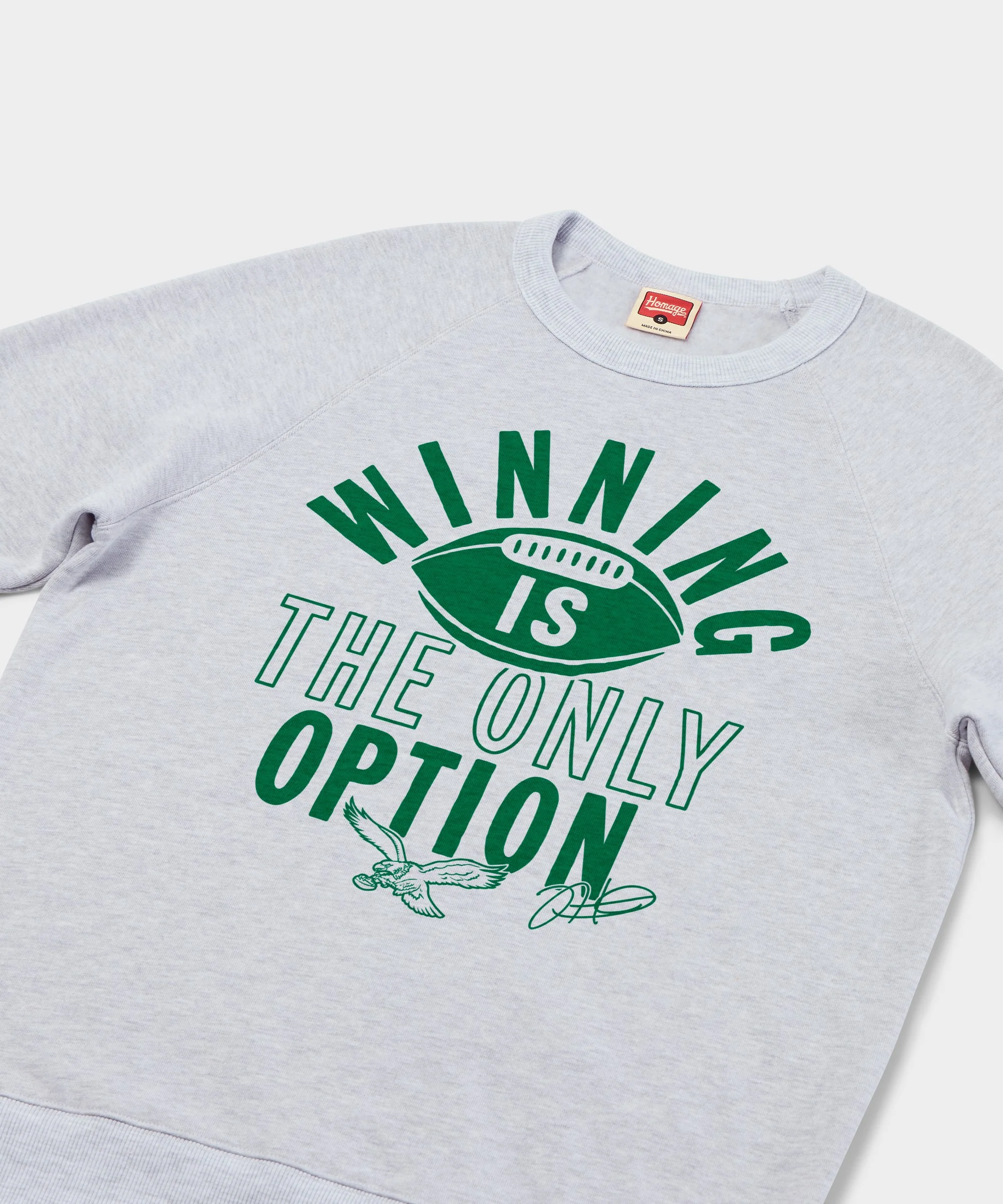 Philadelphia Eagles Jalen Hurts Winning Is The Only Option Crewneck - Image 2