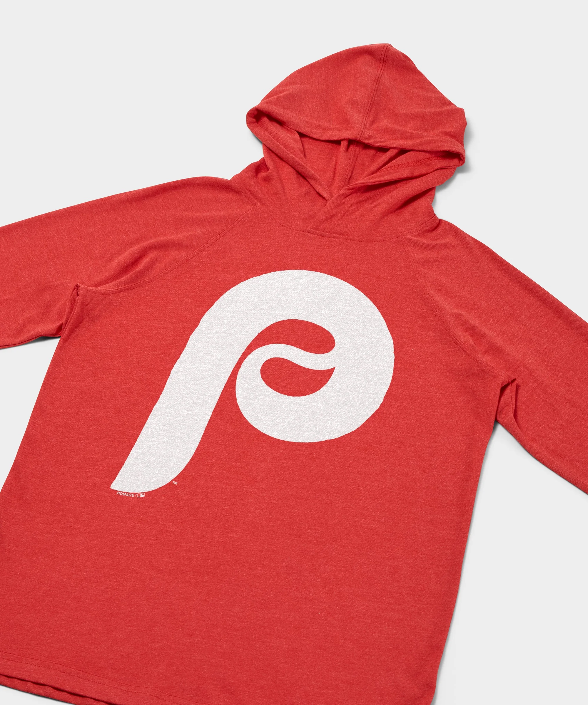 Philadelphia Phillies Cap Logo '70 Lightweight Hoodie - Image 2