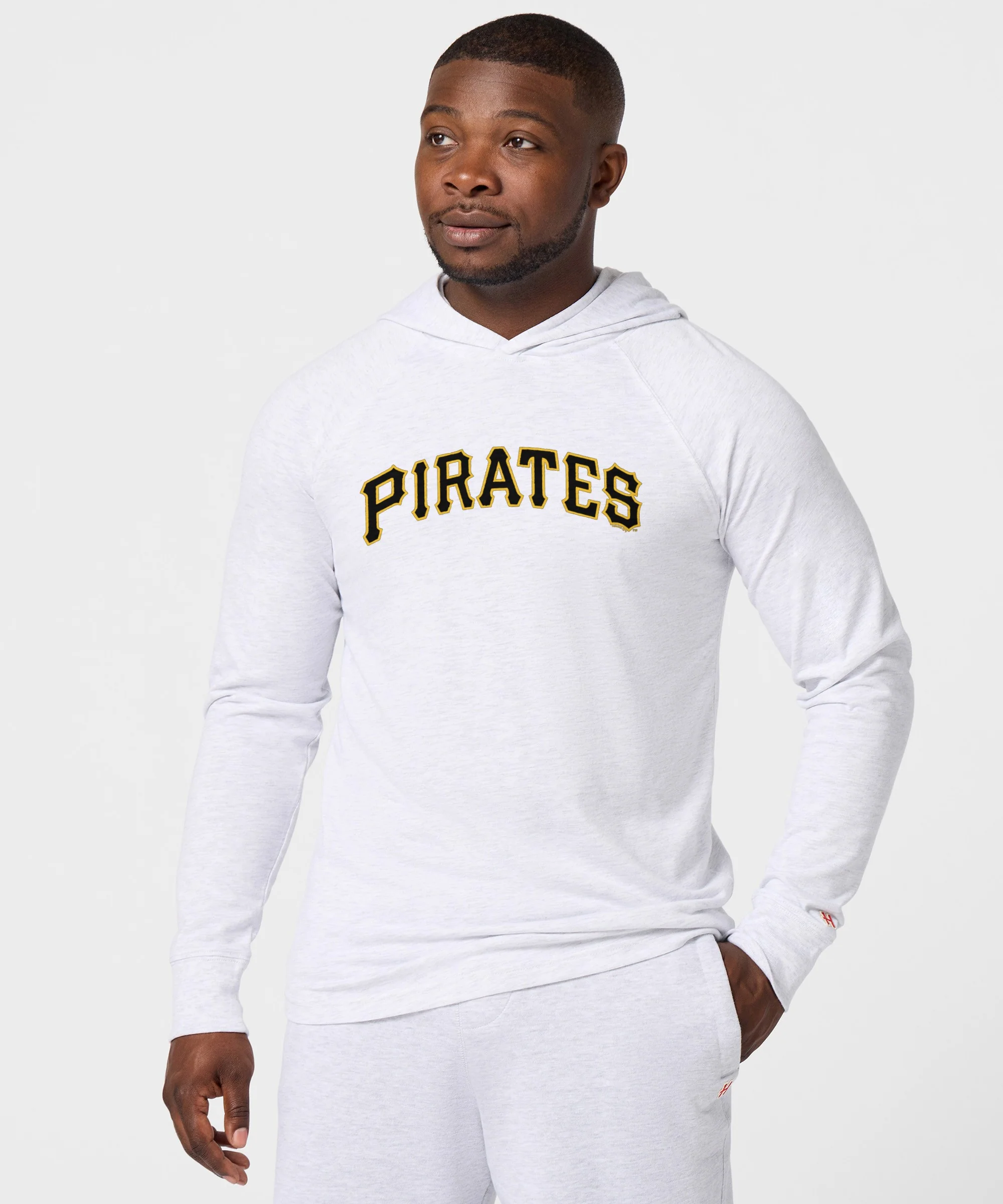 Pittsburgh Pirates Jersey Logo '01 Lightweight Hoodie - Image 3