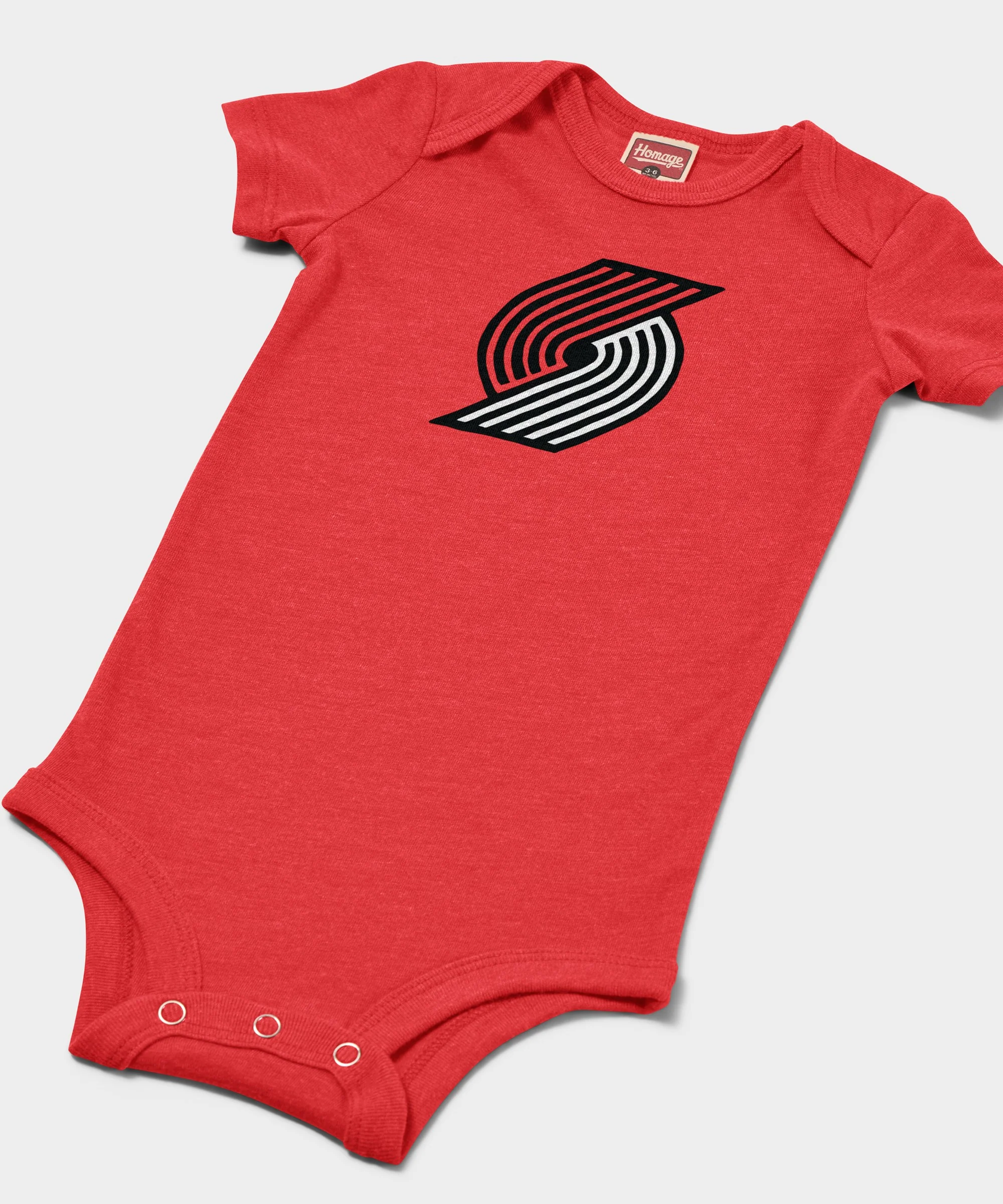Portland Trail Blazers Logo Baby One Piece - Image 2