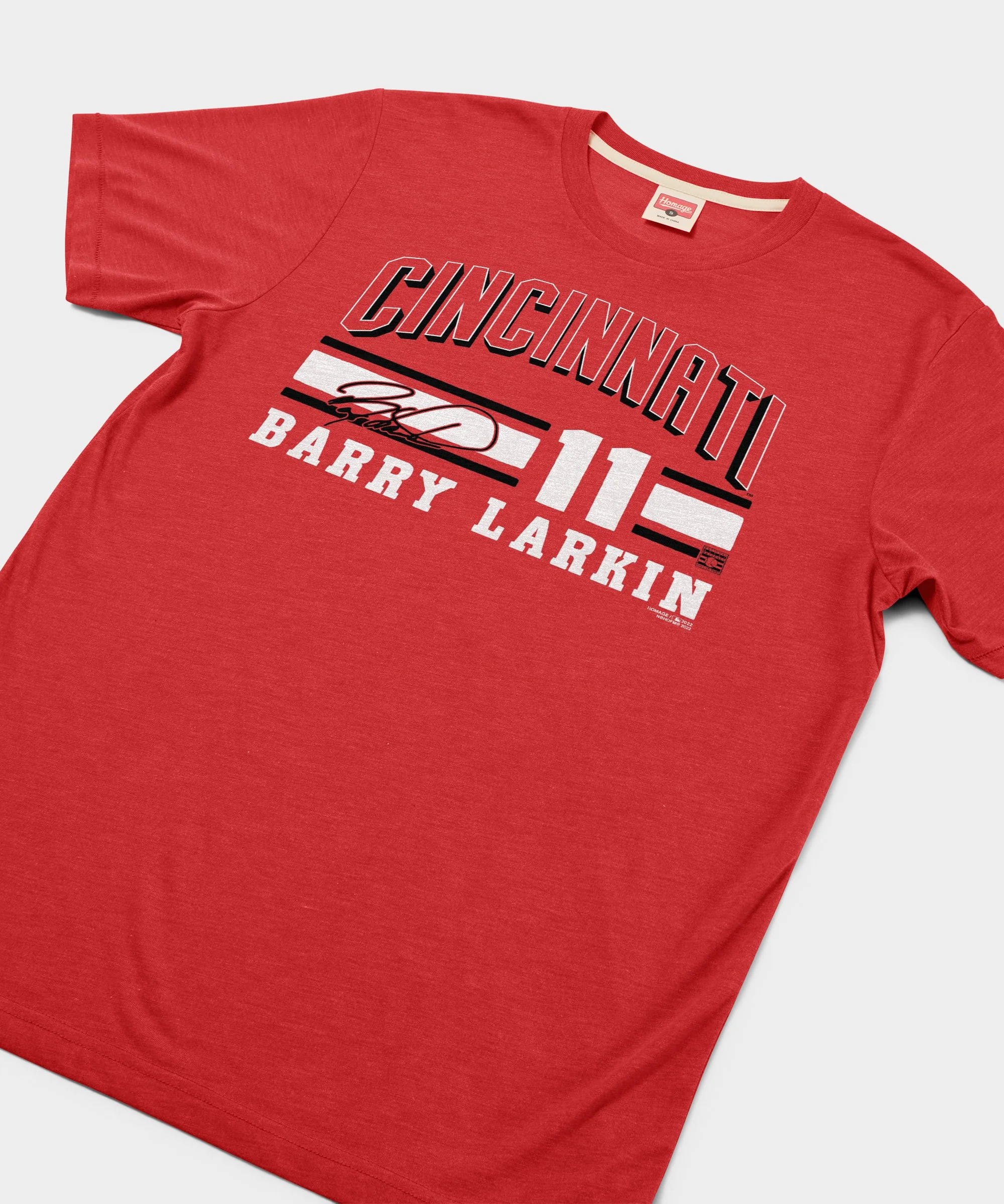 Reds Barry Larkin Signature Jersey - Image 2