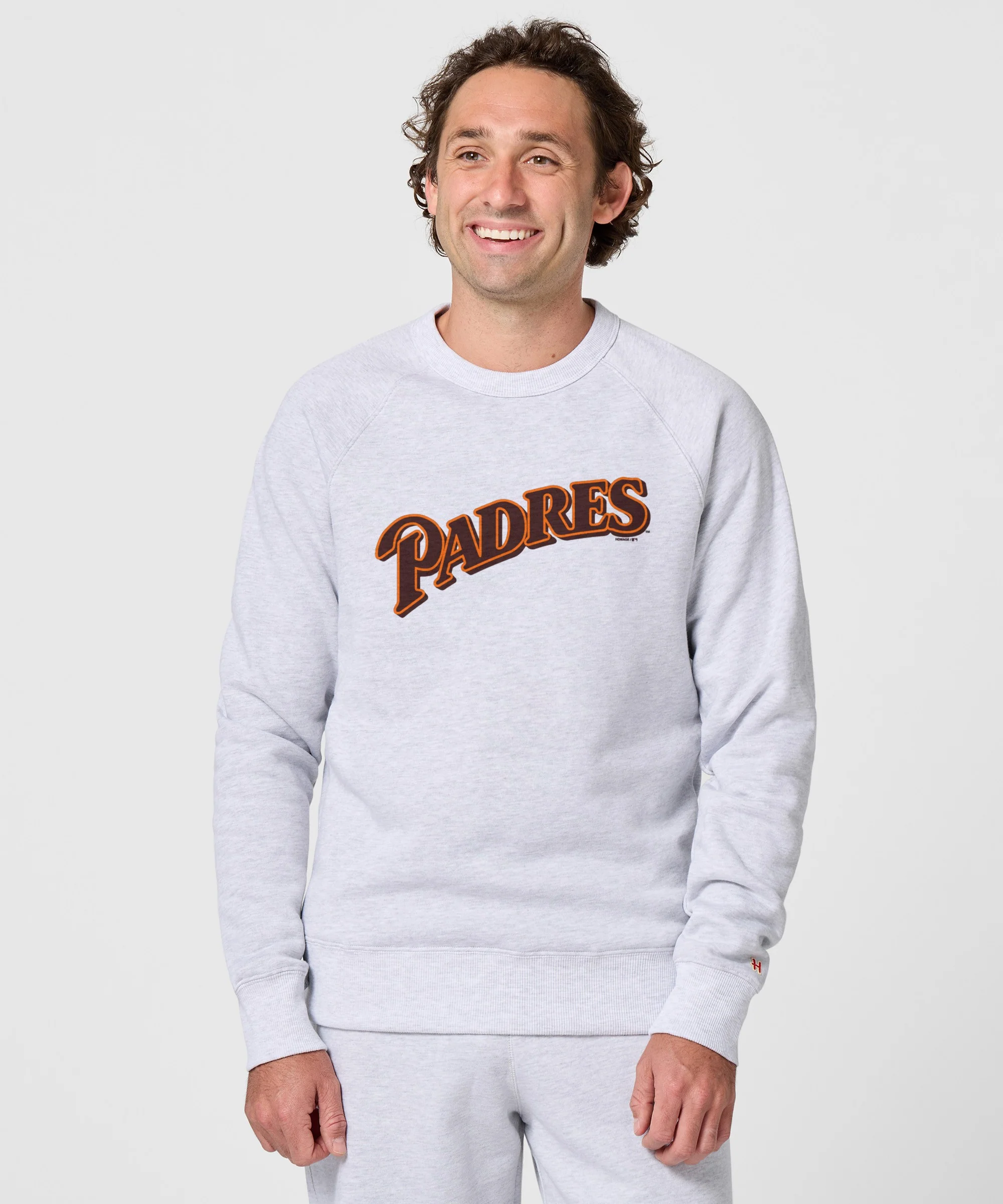 San Diego Padres Jersey Logo '85 Crewneck - Image 3