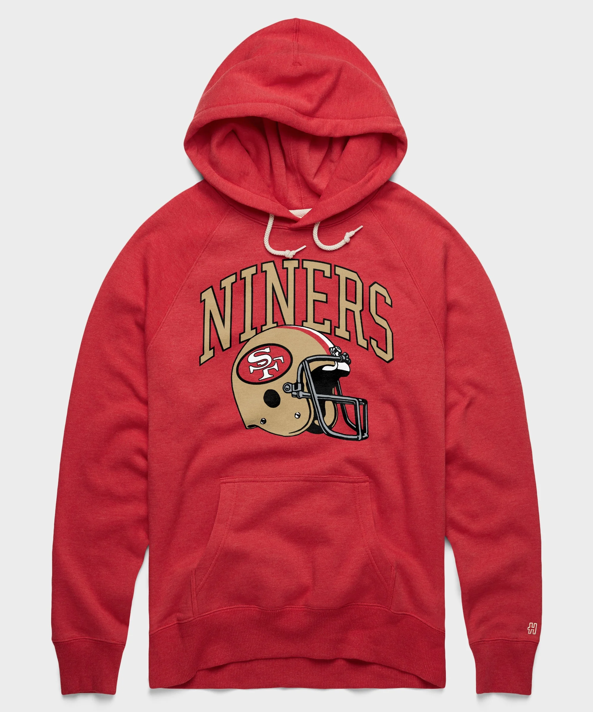 San Francisco 49ers Helmet Retro Hoodie