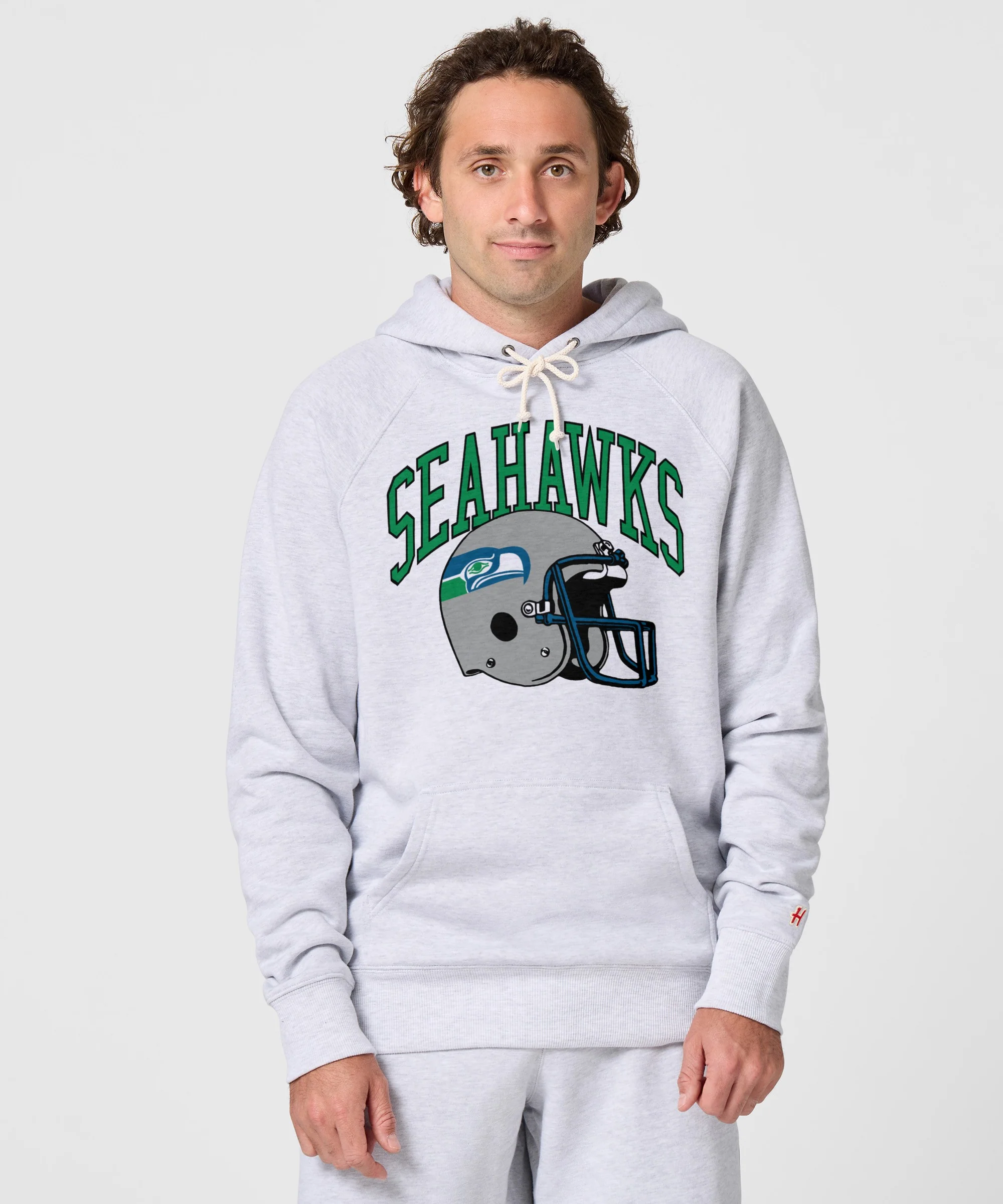 Seattle Seahawks Helmet Retro Hoodie - Image 5