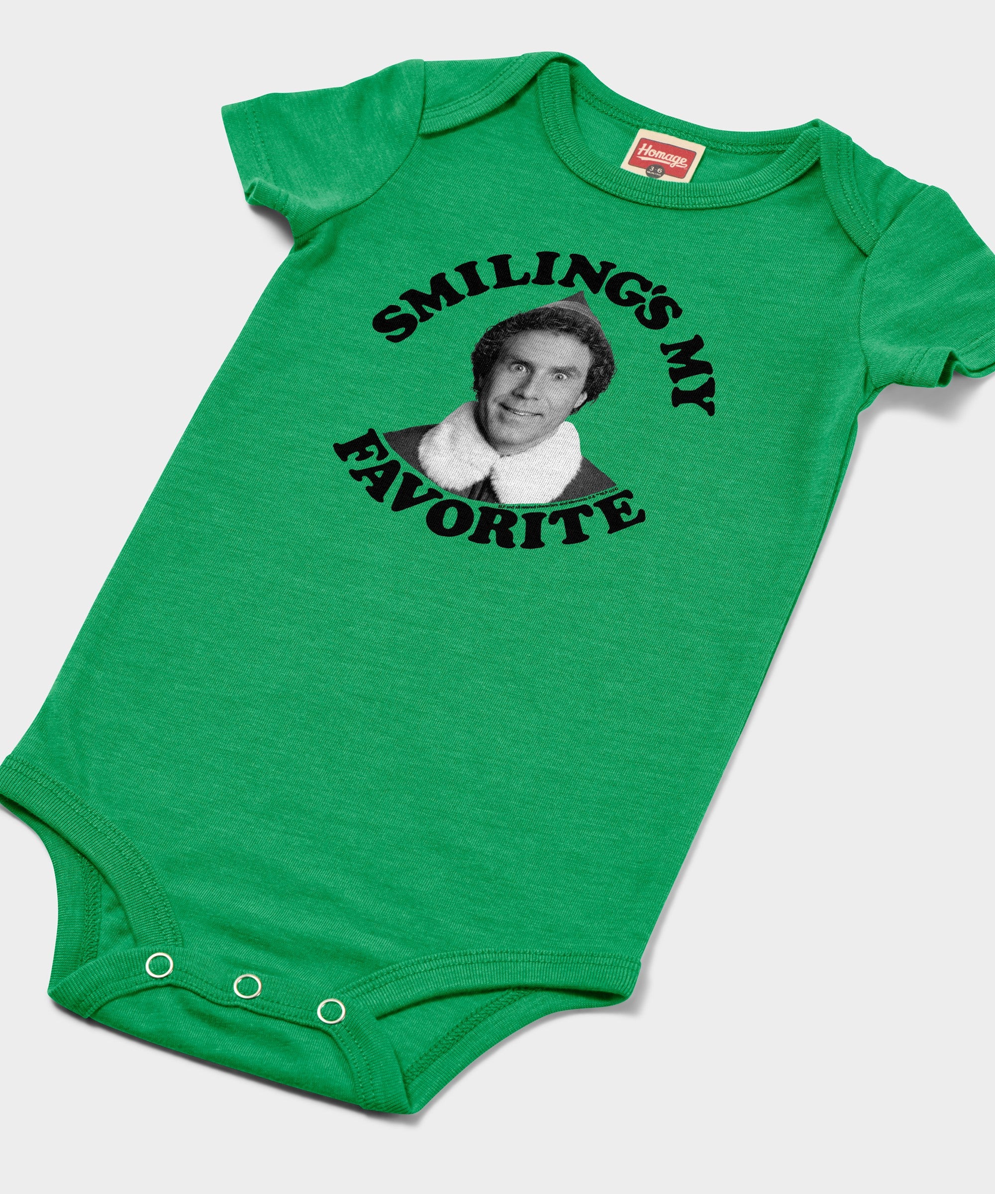 Smiling's My Favorite Baby One Piece - Image 2