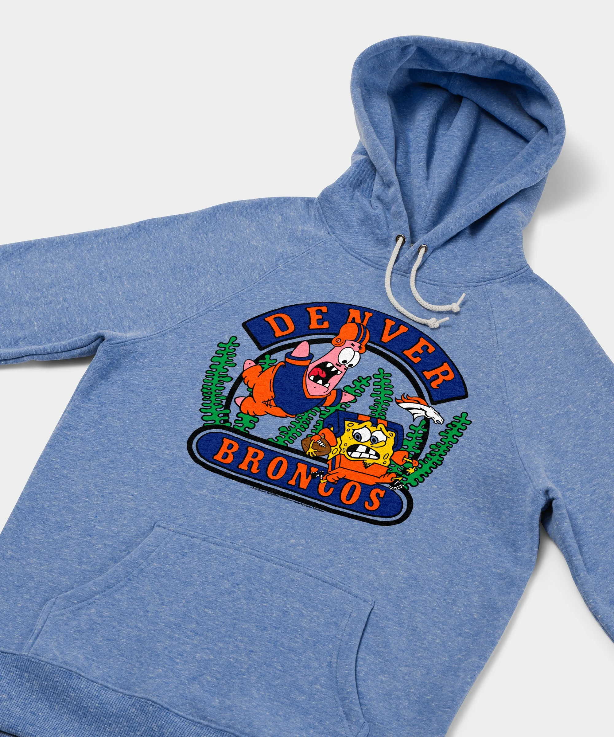 SpongeBob And Patrick X Denver Broncos Hoodie - Image 2