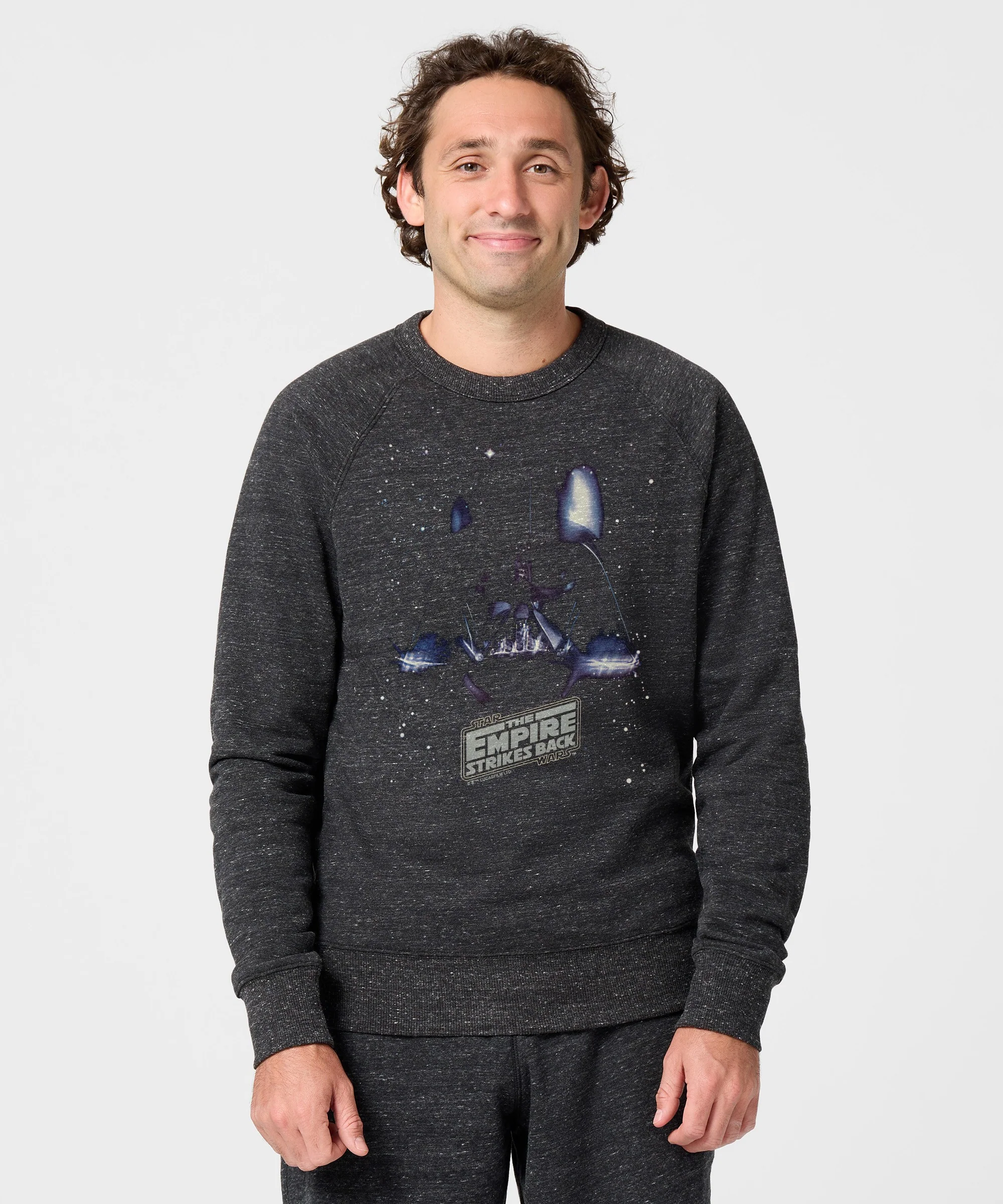 Star Wars Episode V The Empire Strikes Back Poster Crewneck - Image 3