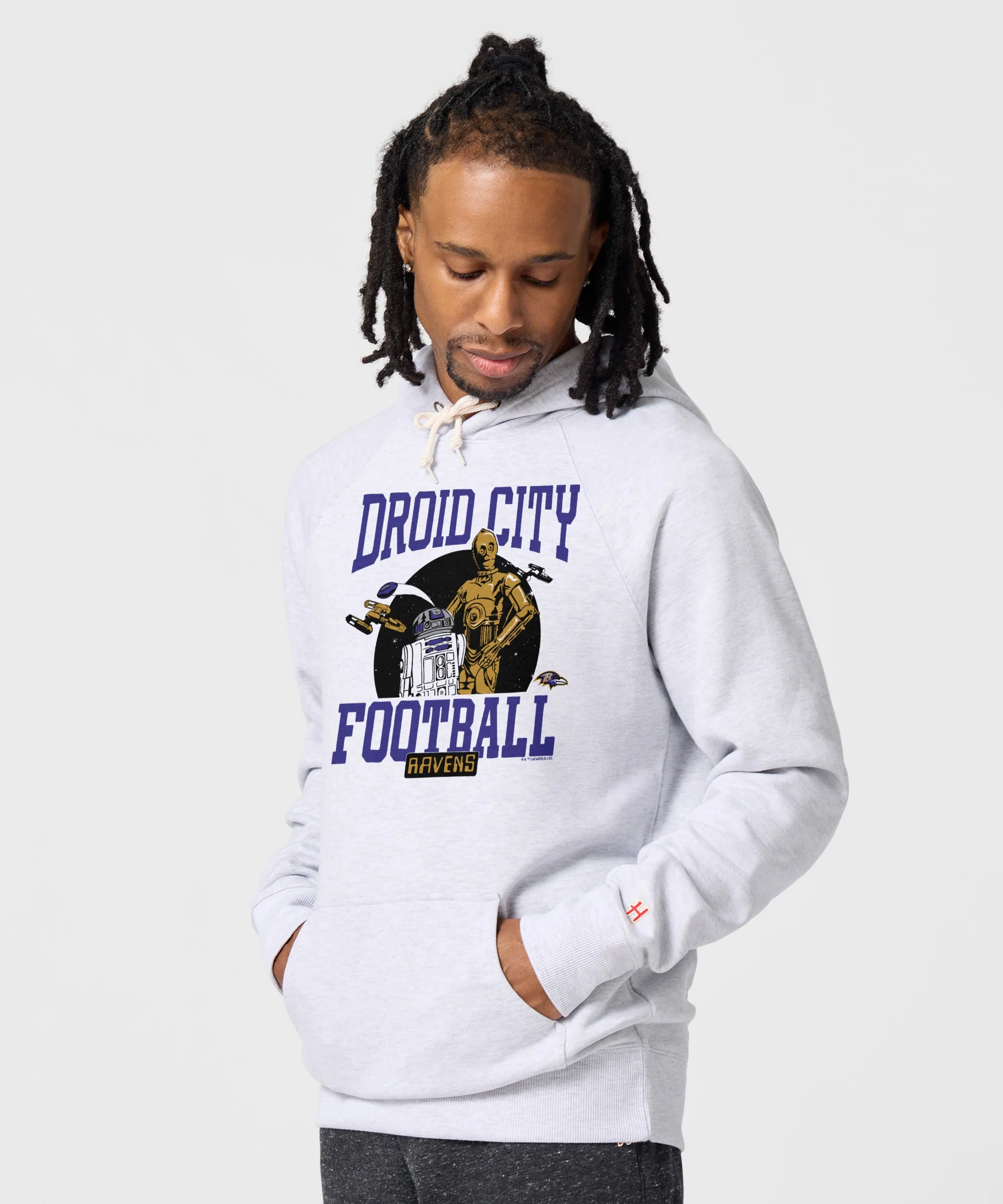 Star Wars x Baltimore Ravens Light Side Hoodie - Image 3
