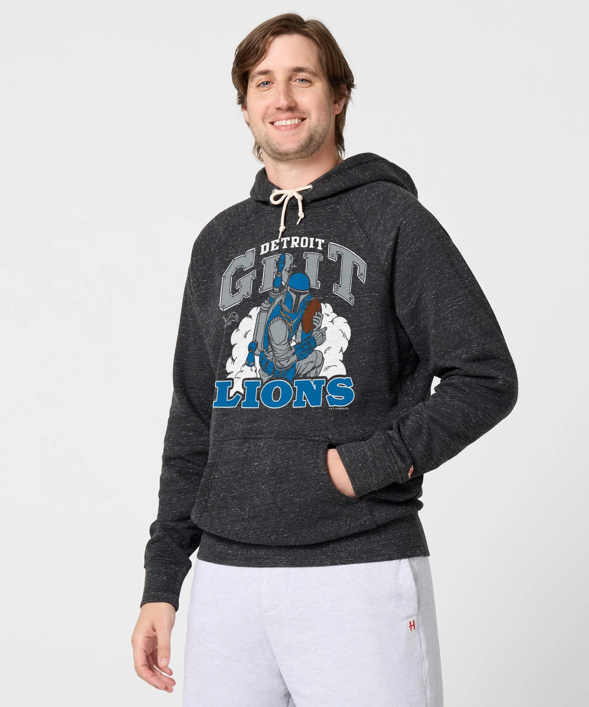 Star Wars x Detroit Lions Dark Side Hoodie - Image 3