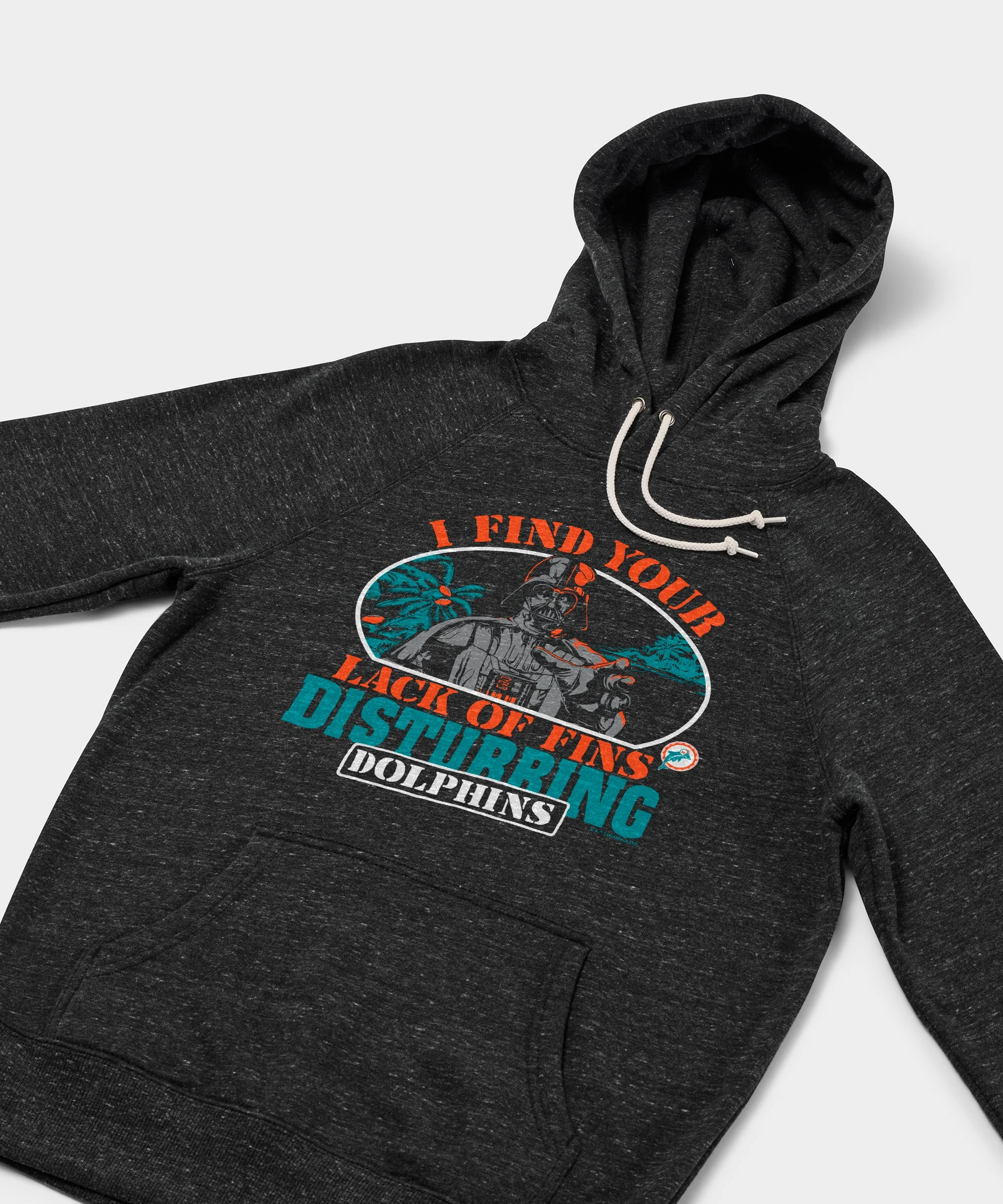 Star Wars x Miami Dolphins Dark Side Hoodie - Image 2